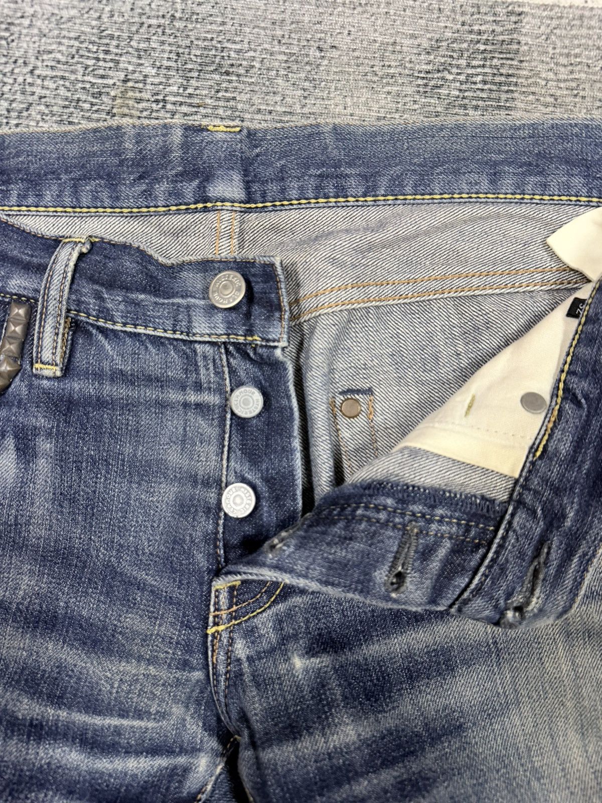 Hysteric Glamour Vtg💥Hysteric Glamour Stud Pocket Salvage Denim Jeans Size US 32 / EU 48 - 20 Thumbnail
