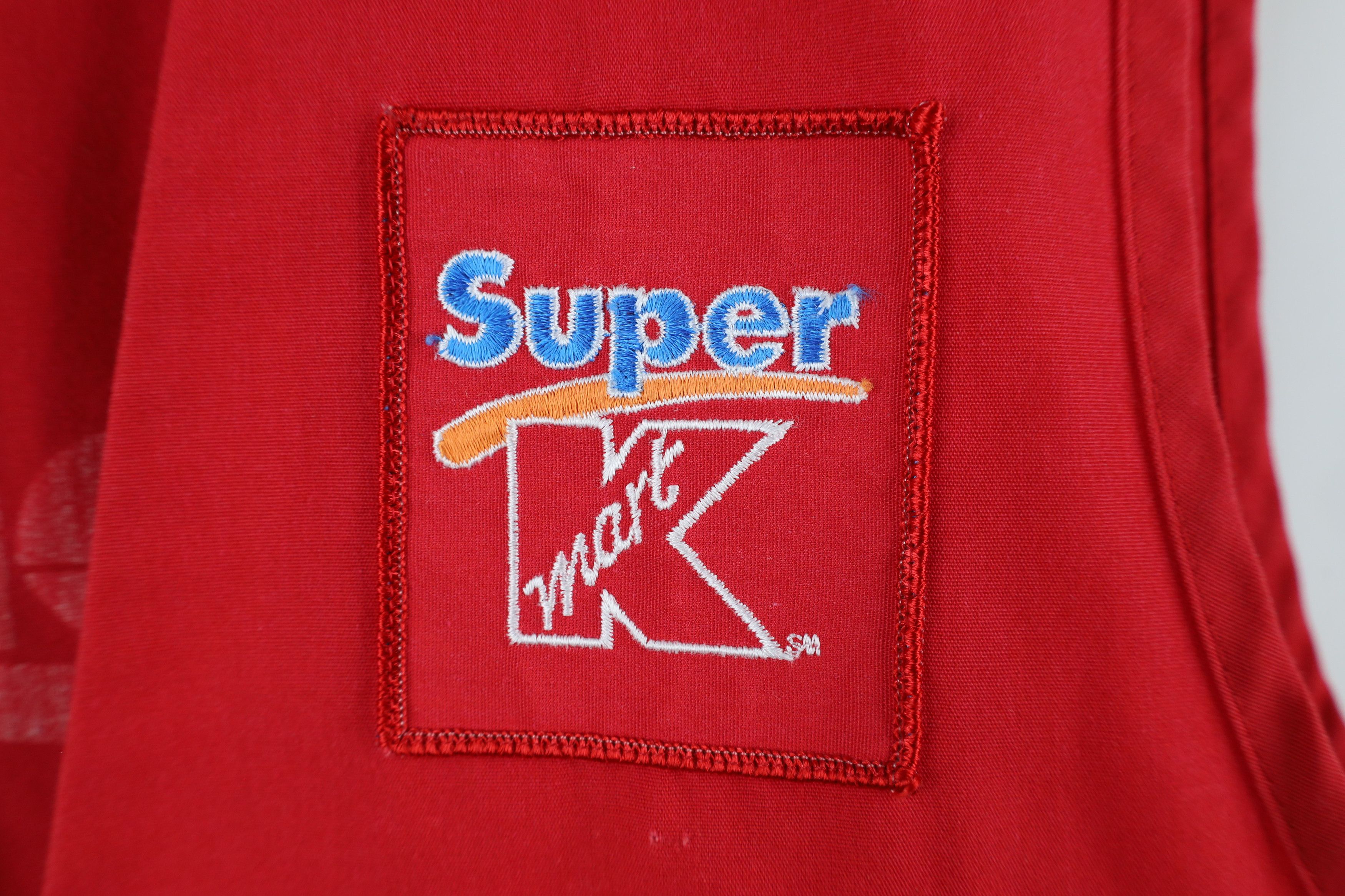 Vintage Vintage 90s Streetwear Super K Mart Center Greeter Vest Red Size US L / EU 52-54 / 3 - 4 Thumbnail