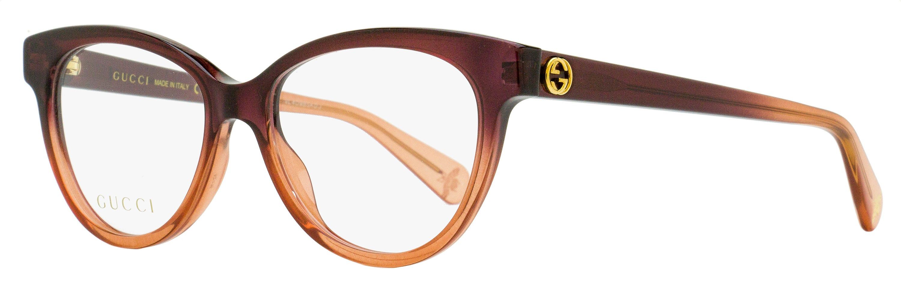 Oval Eyeglasses GG0373O 003 Brown-Rose Ombre 52mm