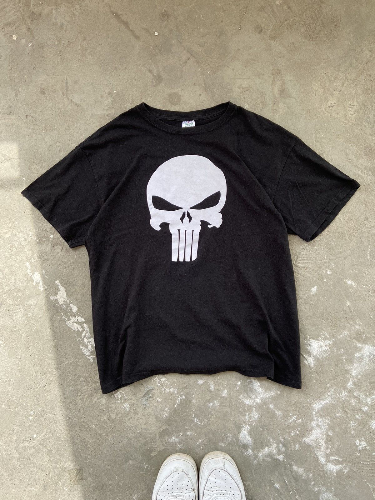 Japanese Brand Vintage The Punisher Dead Face Y2K Military Tee Size US XXL / EU 58 / 5 - 1 Thumbnail