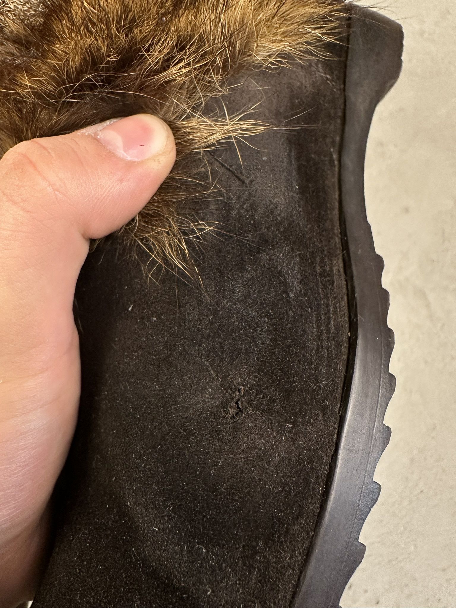 Japanese Brand Vintage Y2k Real Fur Suede Leather Boots Size US 7.5 / IT 37.5 - 6 Thumbnail