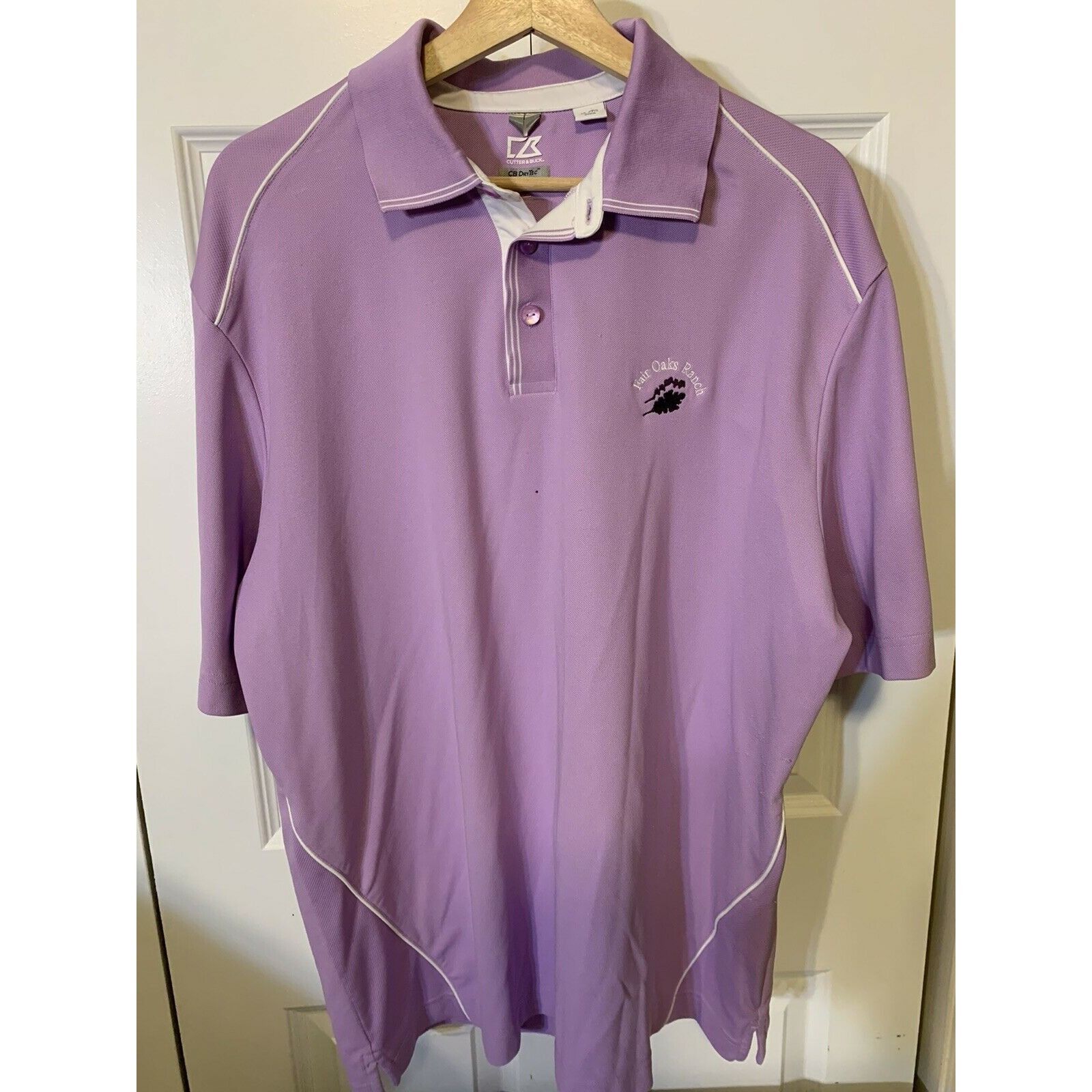 Cutter & Buck Cutter & Buck Polo Golf Dry Tech Men’s Sz XL Fair Oaks Ranch Size US XL / EU 56 / 4 - 4 Thumbnail