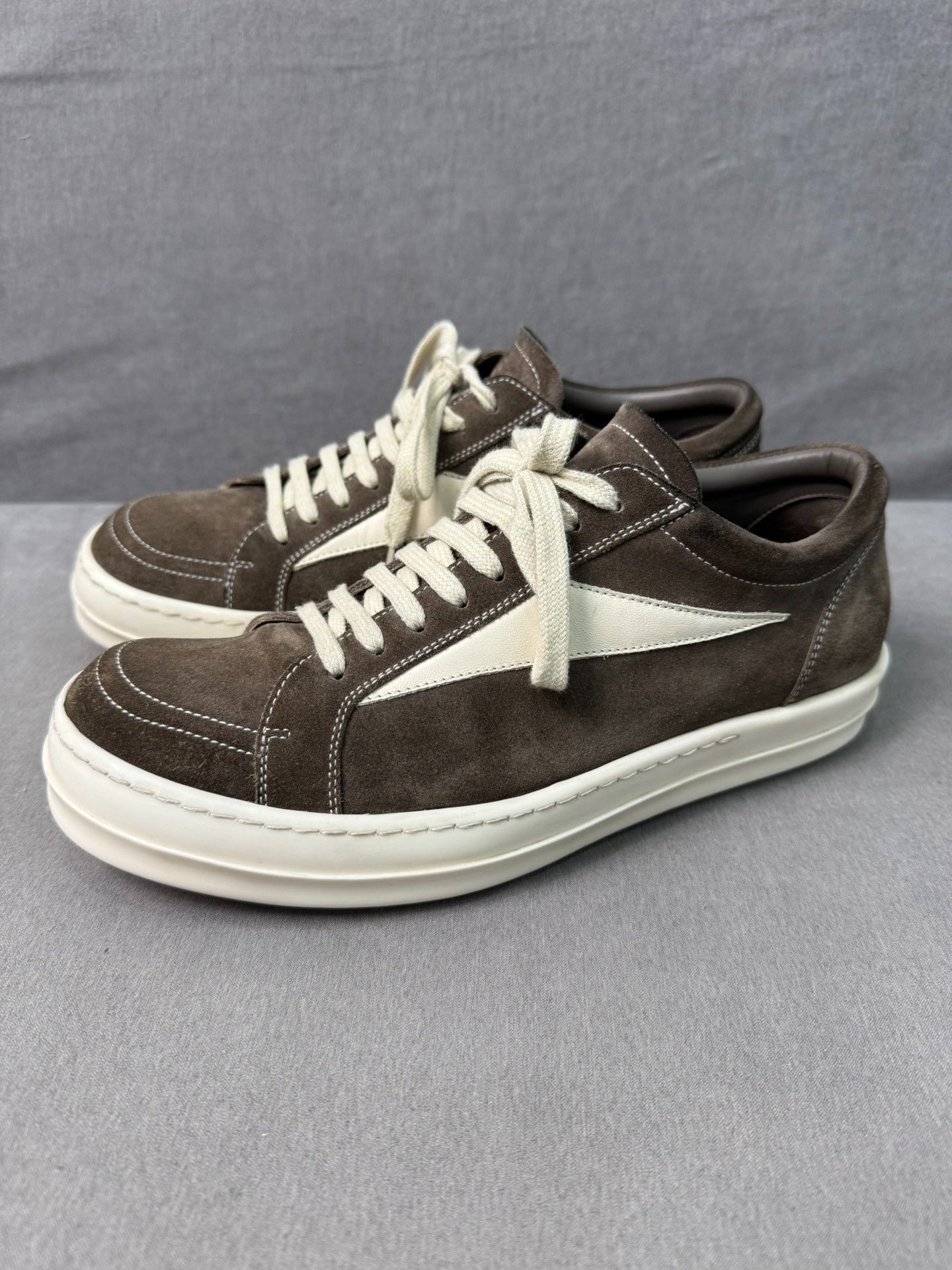 Rick Owens Rick Owens Vans Suede Brown 41 Size US 8 / EU 41 - 1 Thumbnail