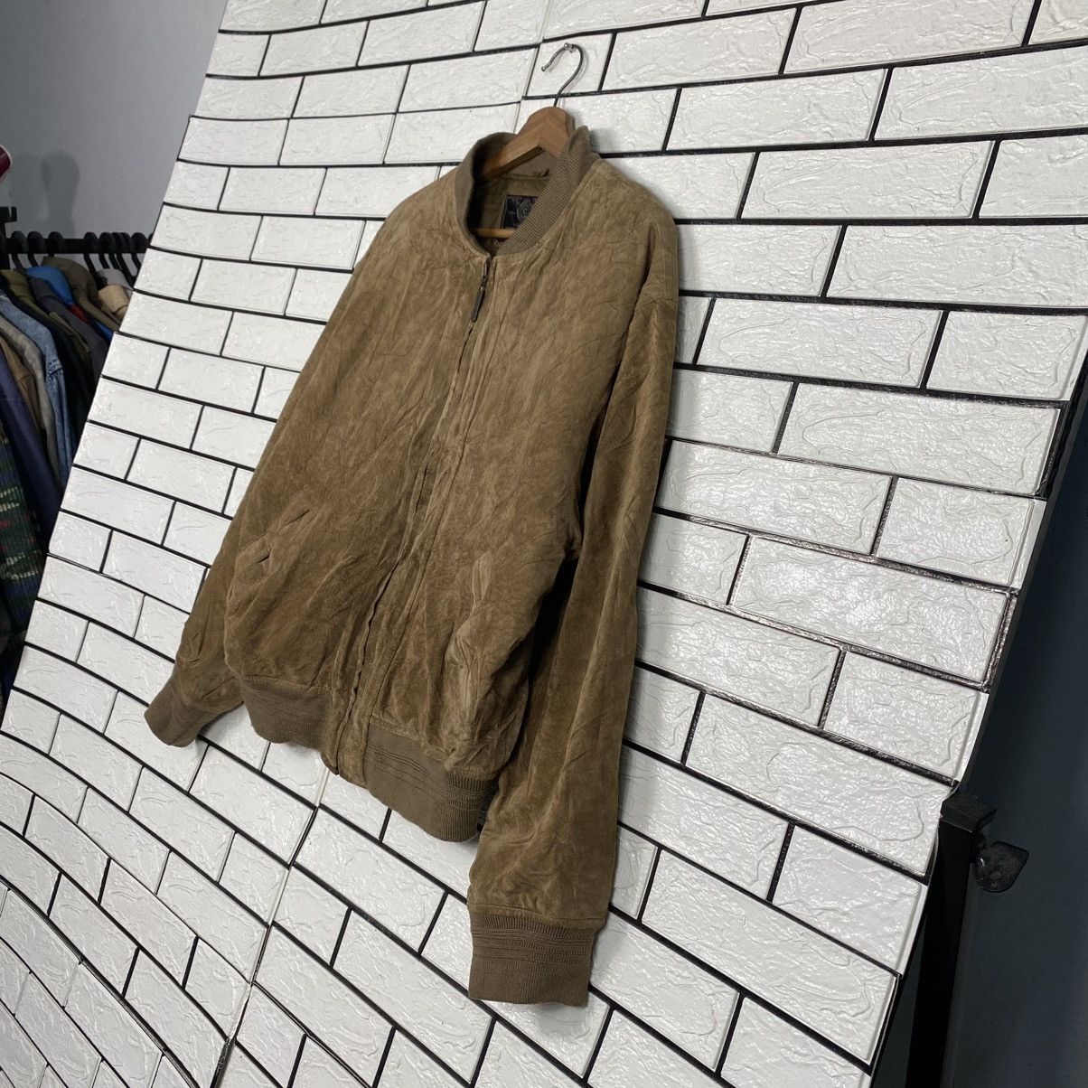 Japanese Brand 📌Vintage Genuine Leather Jacket Comme Ca Ism Big Logo Size US M / EU 48-50 / 2 - 4 Thumbnail