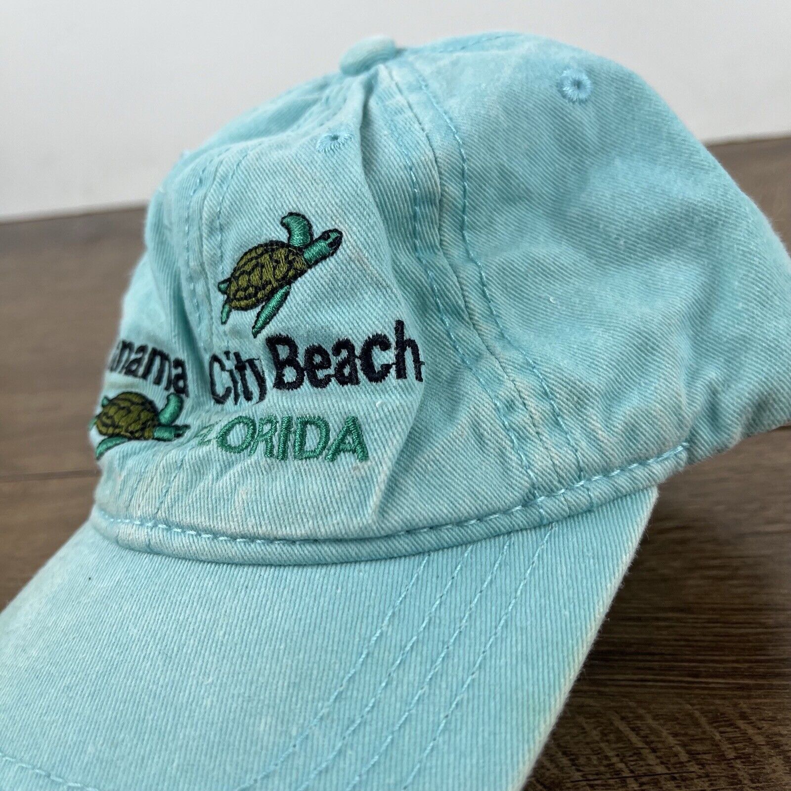 Other Panama City Beach Hat Florida Teal Blue Adjustable Hat Teal Size ONE SIZE - 8 Thumbnail
