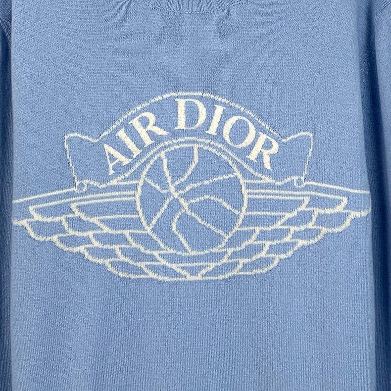 Dior Dior Air Jordan co-branded blue logo letter embroidery cott Size US XL / EU 56 / 4 - 4 Thumbnail