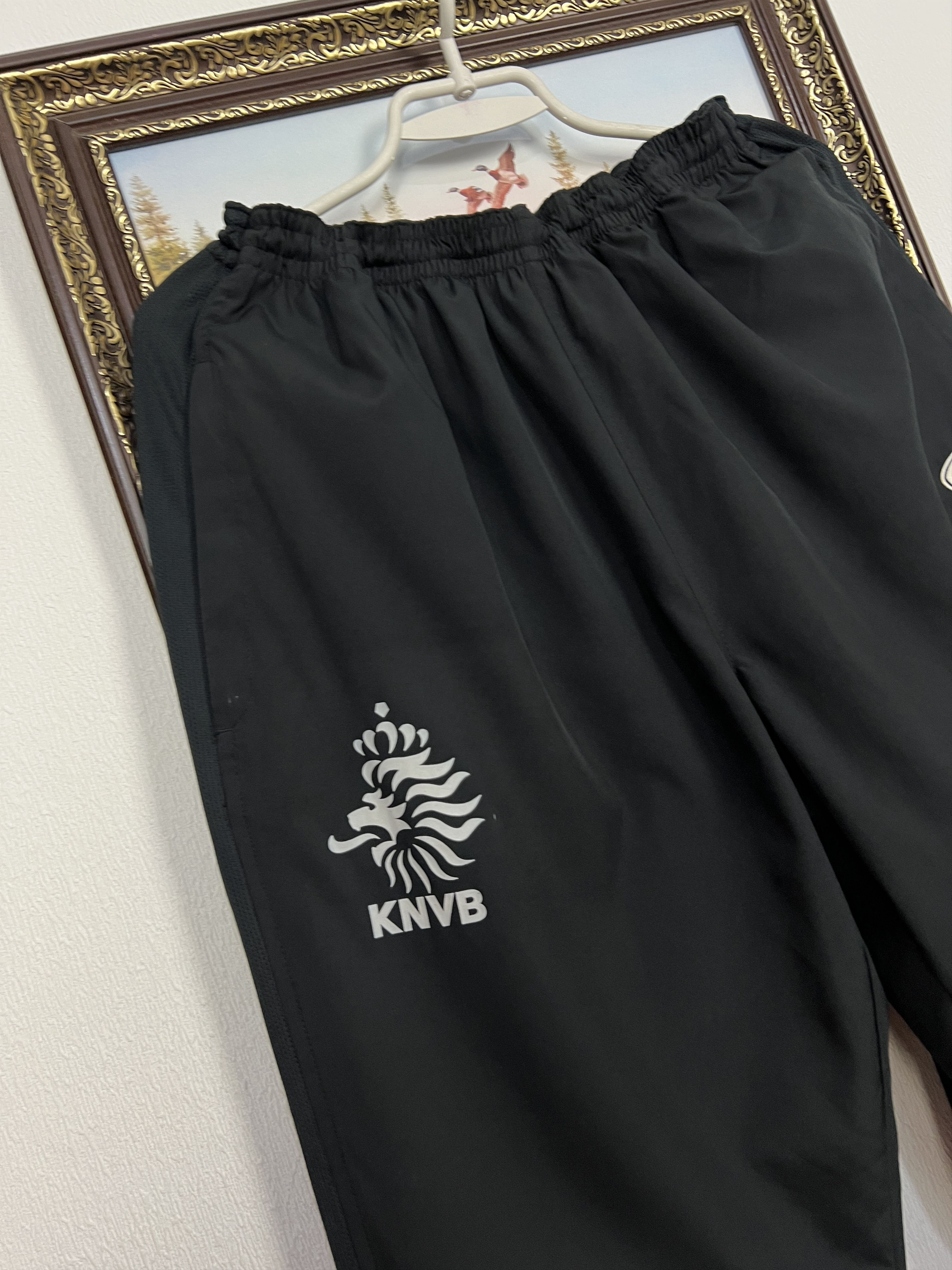 Nike Vintage Netherlands Football Pants Soccer Holland Sweatpants Size US 38 / EU 54 - 3 Thumbnail