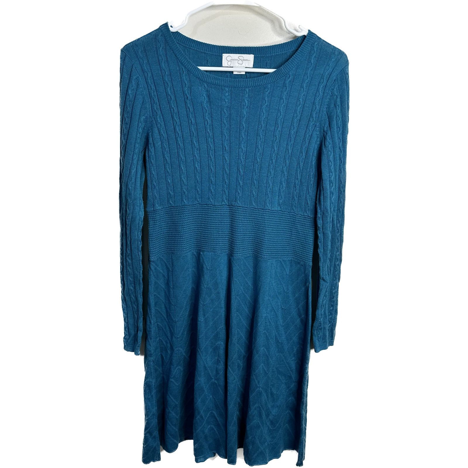 Other Jessica Simpson Teal Sweater Dress Size Small Size S / US 4 / IT 40 - 1 Thumbnail