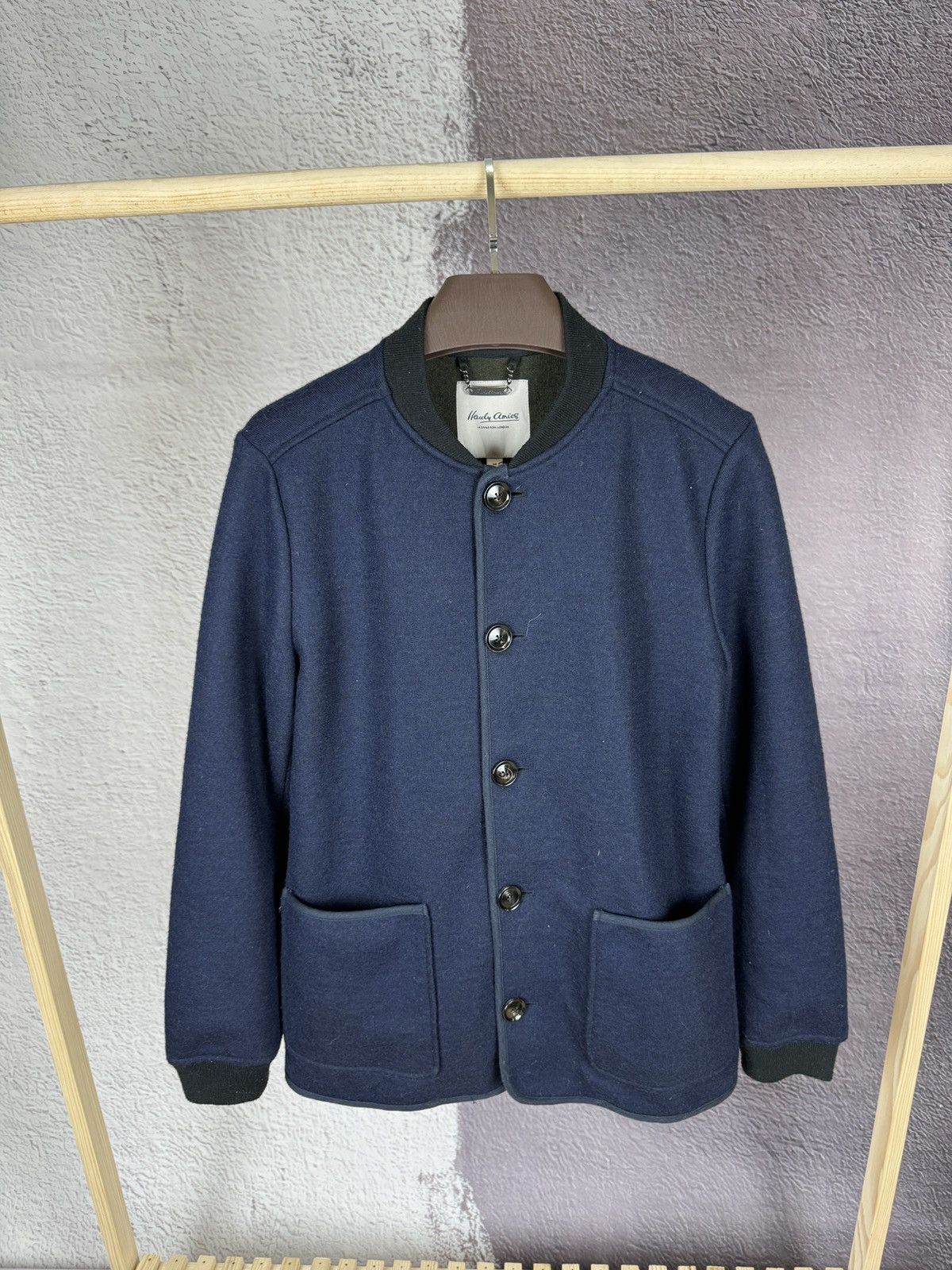 Hardy Amies Hardy Amies 14 Savile Row London wool bomber jacket Size US M / EU 48-50 / 2 - 1 Thumbnail