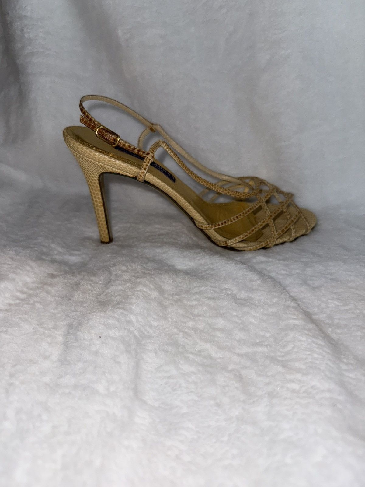Ralph Lauren Purple Label Ralph lauren purple label snake skin heels Size US 6.5 / IT 36.5 - 3 Thumbnail