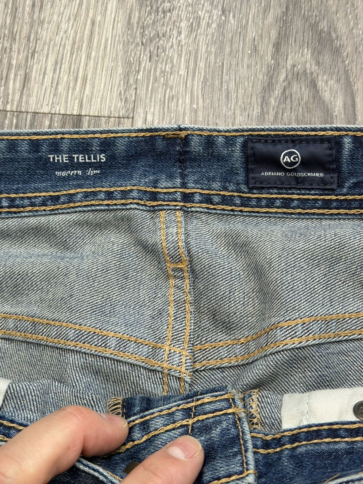 AG Adriano Goldschmied AG Adriano Goldschmied Men’s “Tellis” Slim Jeans Size US 31 - 2 Thumbnail