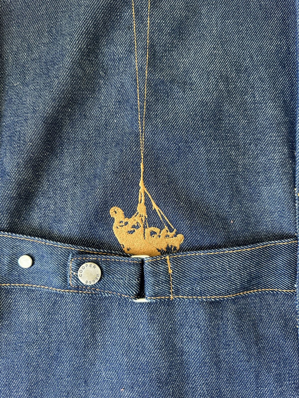 Reese Cooper Reese Cooper Raw Denim Embroidered Jacket Size US S / EU 44-46 / 1 - 4 Thumbnail