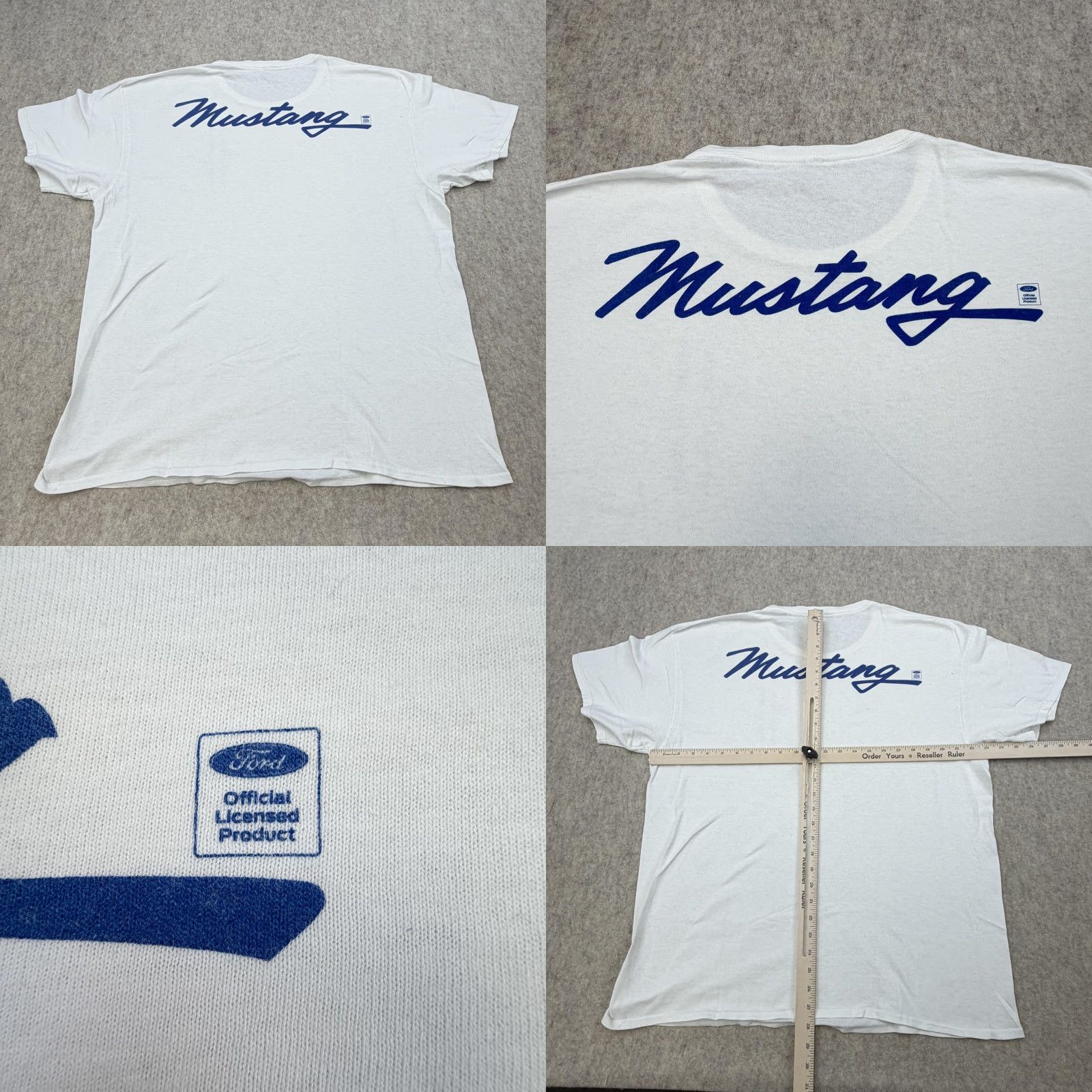 Ford Ford Mustang Shirt Mens XL White Graphic Tee Official Licensed Product Size US XXL / EU 58 / 5 - 8 Thumbnail