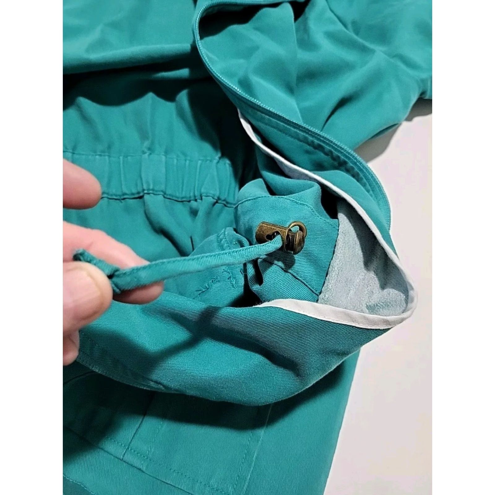 Orvis VINTAGE Orvis Jacket Women's Medium Green Full Zip Polycot 80's Casual Outdoors Mens? Size M / US 6-8 / IT 42-44 - 7 Thumbnail