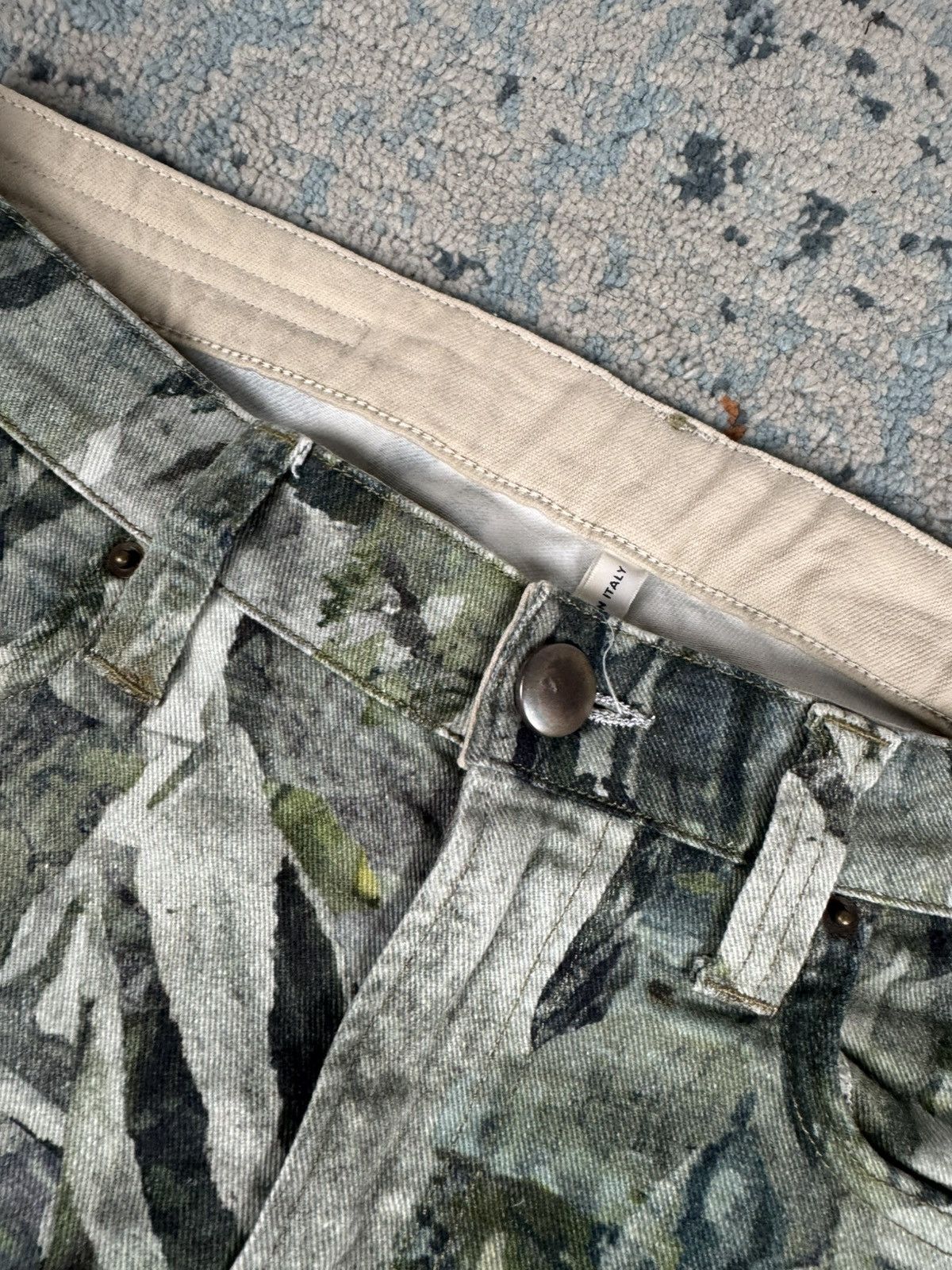 Grifoni Vintage Y2K Mauro Grifoni floral jungle print skinny pants Size 28" / US 6 / IT 42 - 12 Thumbnail