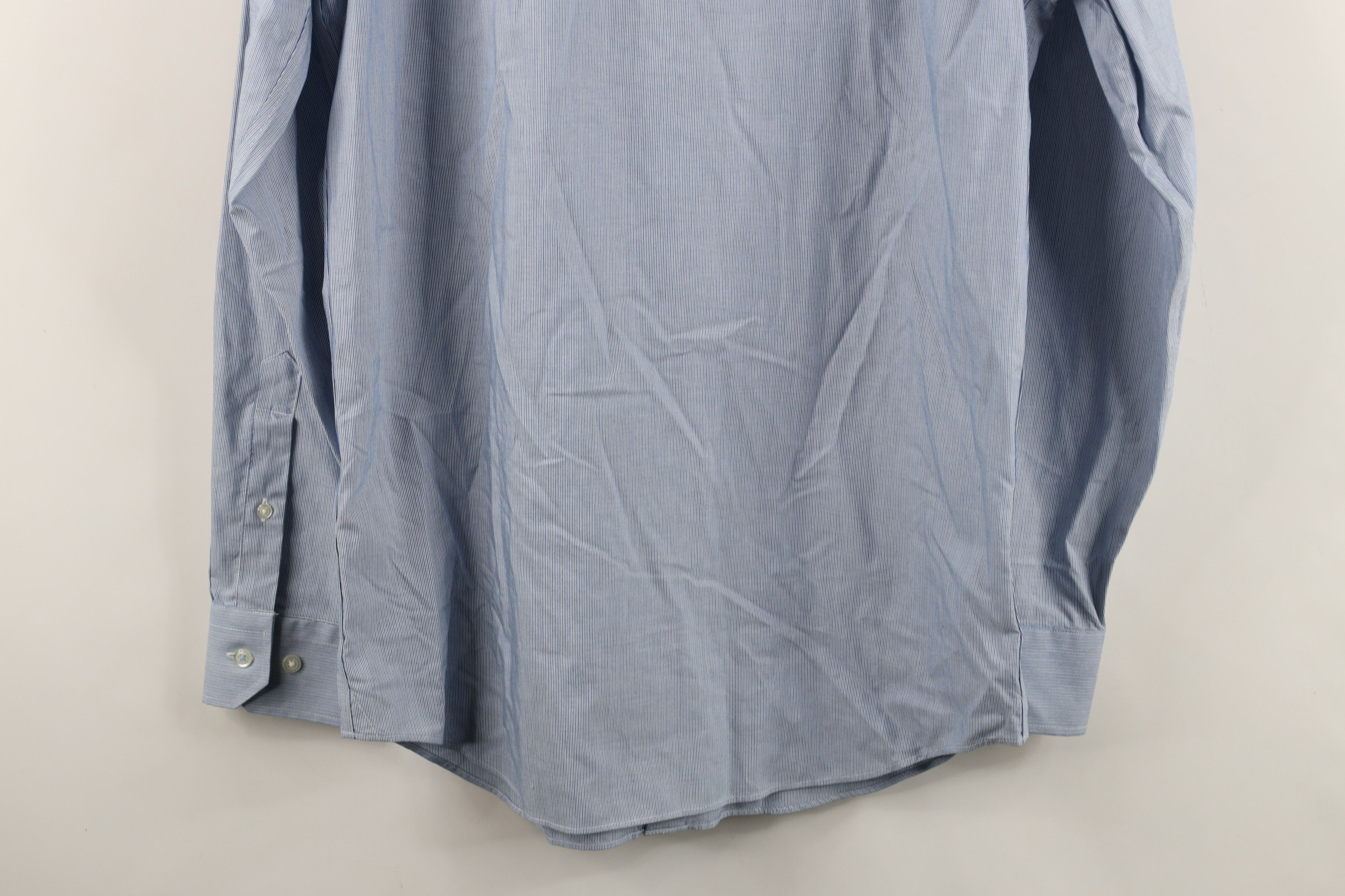 Banana Republic Banana Republic Non Iron Pinstriped Collared Button Shirt Size US M / EU 48-50 / 2 - 10 Thumbnail