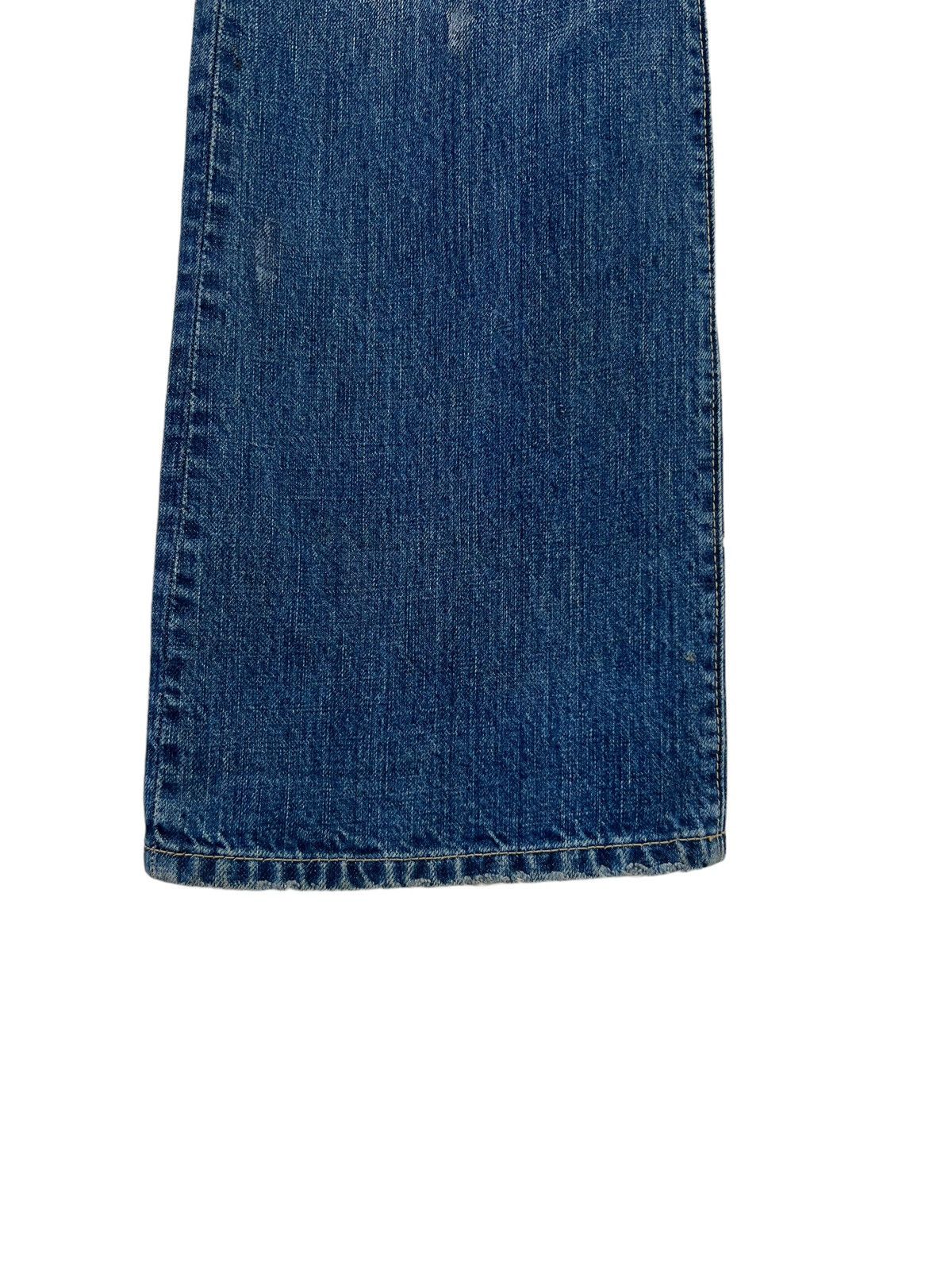 Vintage Vintage RNA Japan Distress Patchwork Mud Denim Flare Jeans Size US 29 - 10 Thumbnail