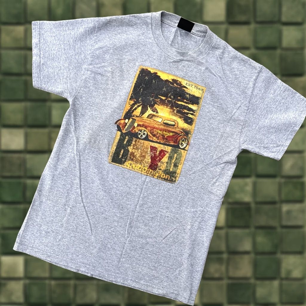 Vintage VINTAGE Giant Merchandising T-Shirt Mens M Gray 2000s Boyd Coddington Hot Rod Cars Racing 90s Size US M / EU 48-50 / 2 - 1 Thumbnail