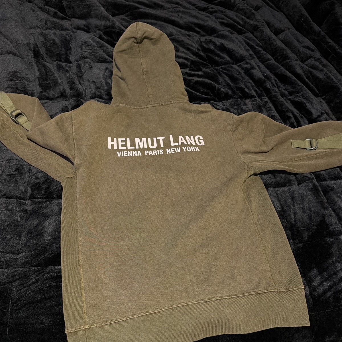 Helmut Lang Helmut Lang Sleeve Strap Hoodie Size US M / EU 48-50 / 2 - 2 Thumbnail