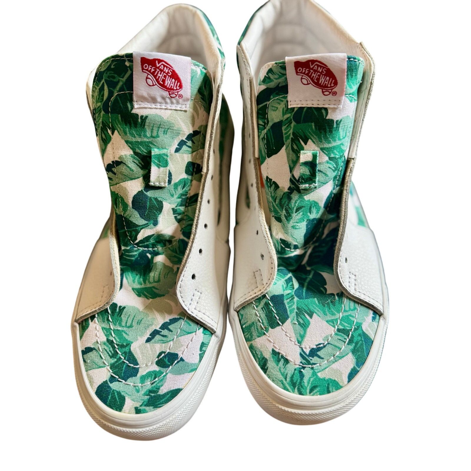 Vans Vans "Leaf Me Alone" Custom SK8-HiShoes | Women’s Size 8.5 Size US 8.5 / IT 38.5 - 4 Thumbnail