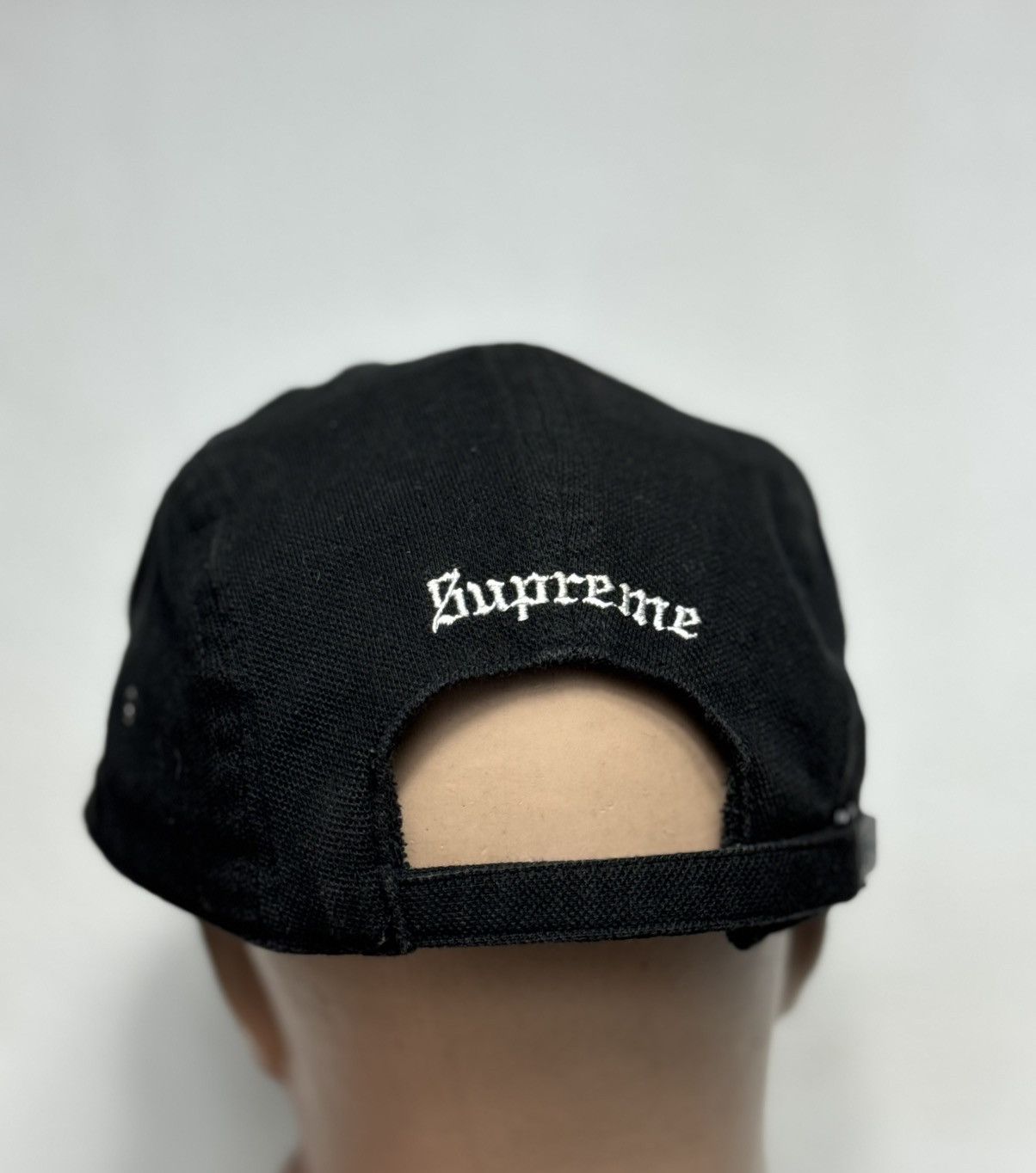 Lacoste × Supreme Supreme x Lacoste 5 Panel Black Cap Luxury Size ONE SIZE - 5 Thumbnail