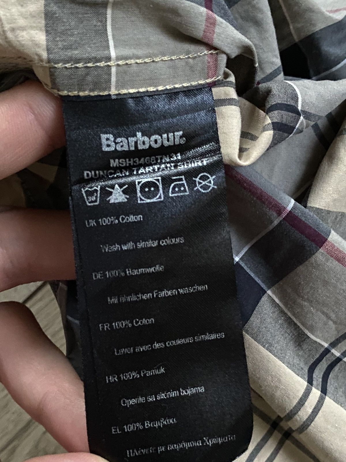 Barbour Barbour Plaib Shirt Size Medium Size US M / EU 48-50 / 2 - 4 Thumbnail