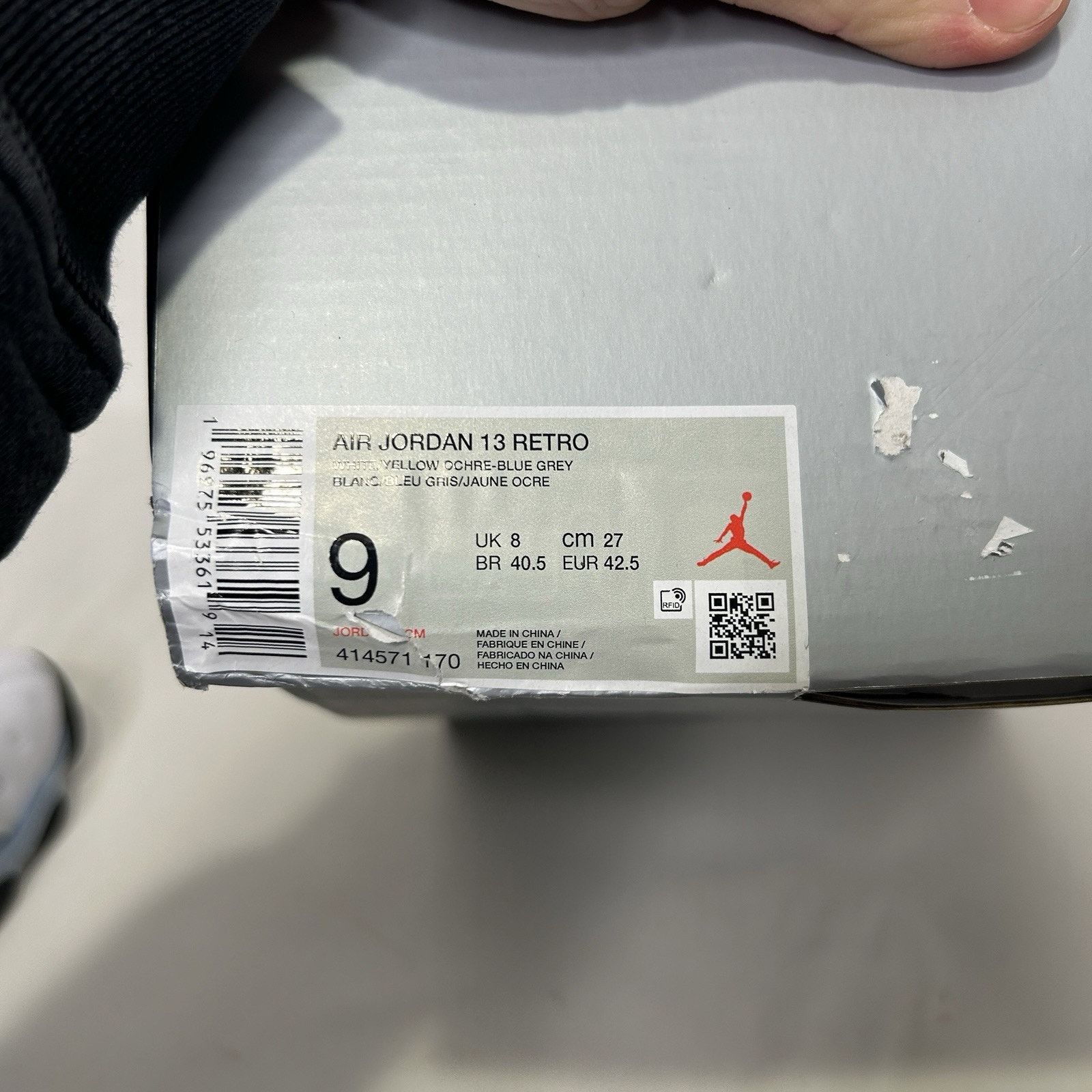 Nike Nike Air Jordan 13 Retro “Blue Grey” Size US 9 / EU 42 - 6 Thumbnail