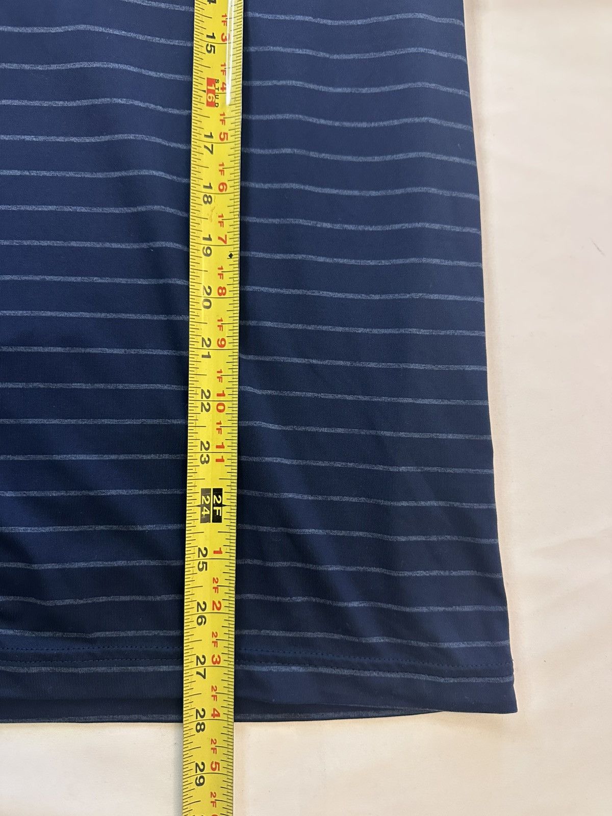Under Armour Under Armour The Playoff Polo Shirt Mens M Blue Striped Size US M / EU 48-50 / 2 - 5 Thumbnail
