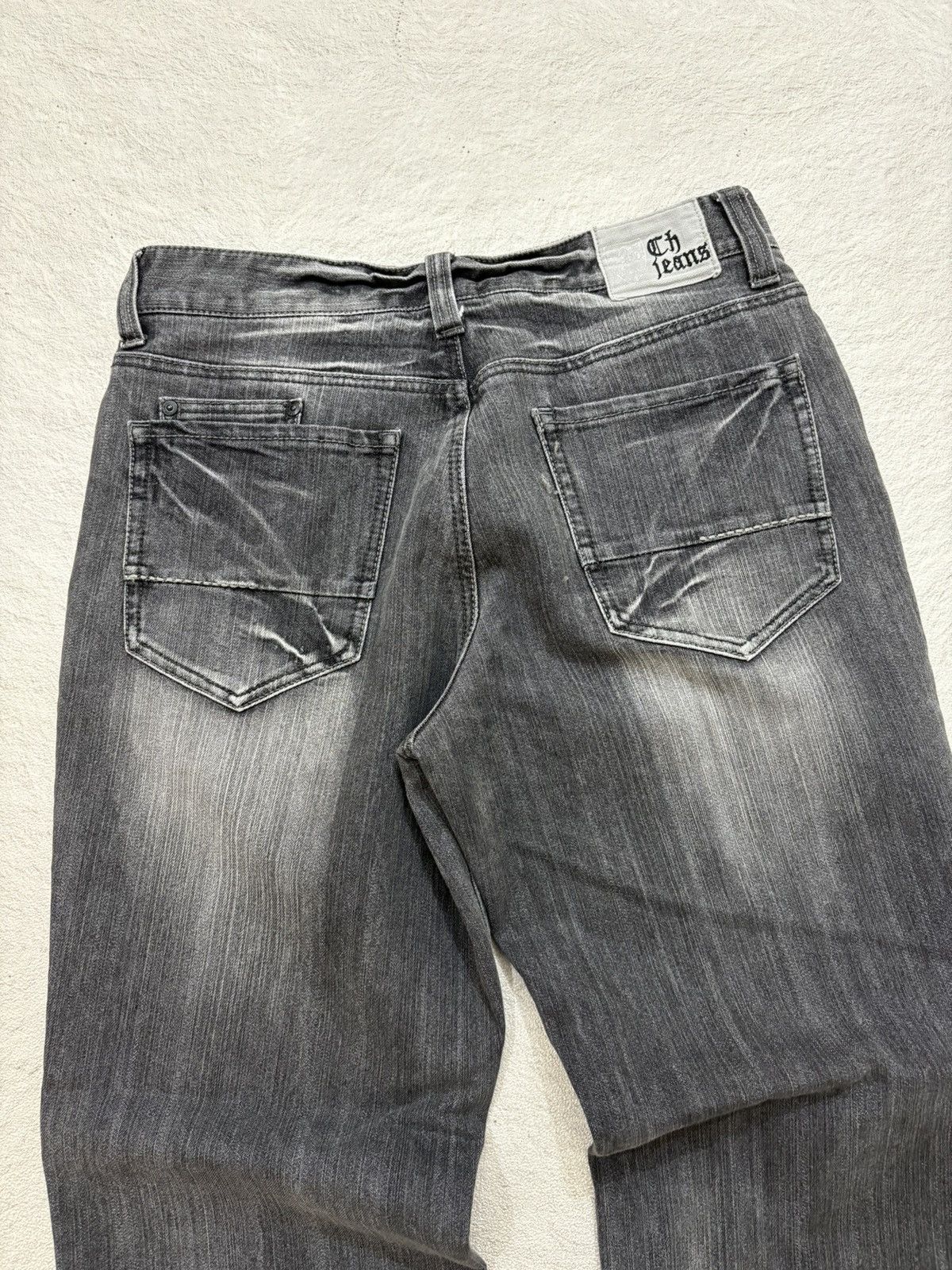 Number (N)ine 2000s CH jeans japan smokewash Denim y2k style Size US 31 - 6 Thumbnail