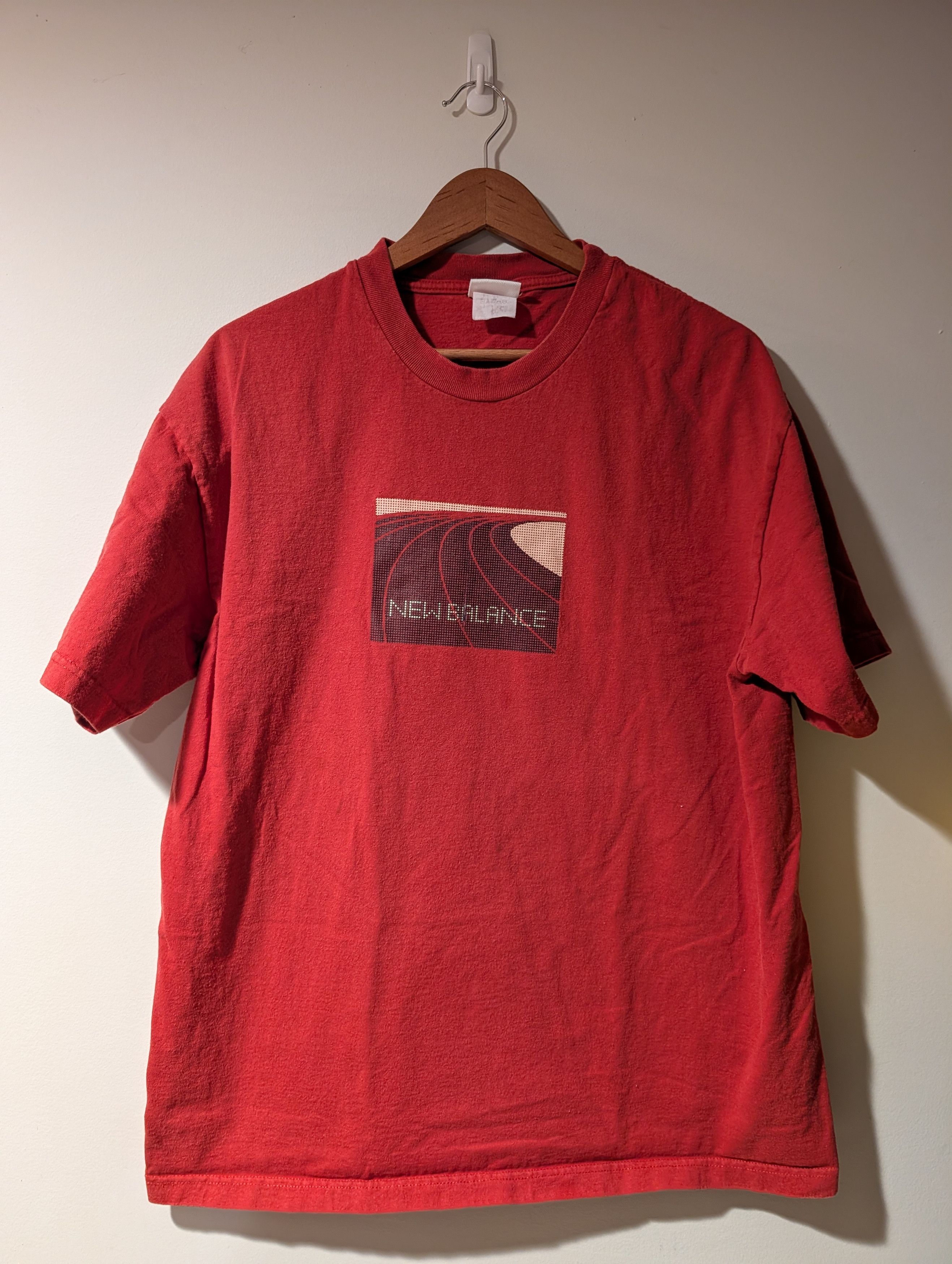 New Balance New Balance Graphic T-Shirt Center Logo Track Running Sports Size US XL / EU 56 / 4 - 1 Thumbnail