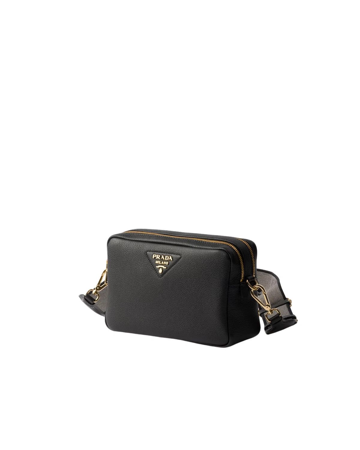 Prada PRADA $2750 Black Leather Small Shoulder Bag New Size ONE SIZE - 2 Thumbnail