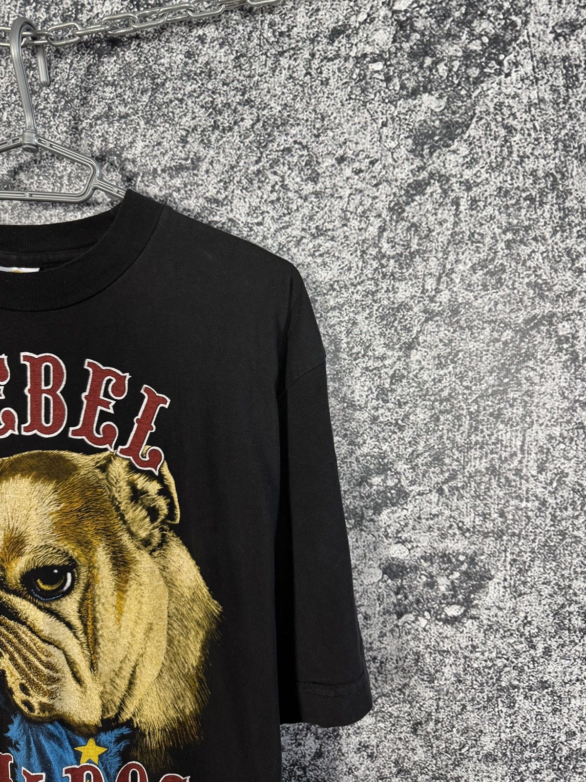 Band Tees × Vintage Men’s Rebel Bulldog Vintage T-Shirt No Bullshit Size XL Size US XL / EU 56 / 4 - 2 Thumbnail