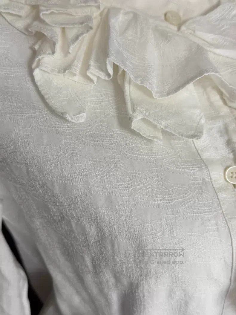 Vivienne Westwood Vivienne Westwood Full Star Planet Logo Peter Pan Collar S Size L / US 10 / IT 46 - 5 Thumbnail
