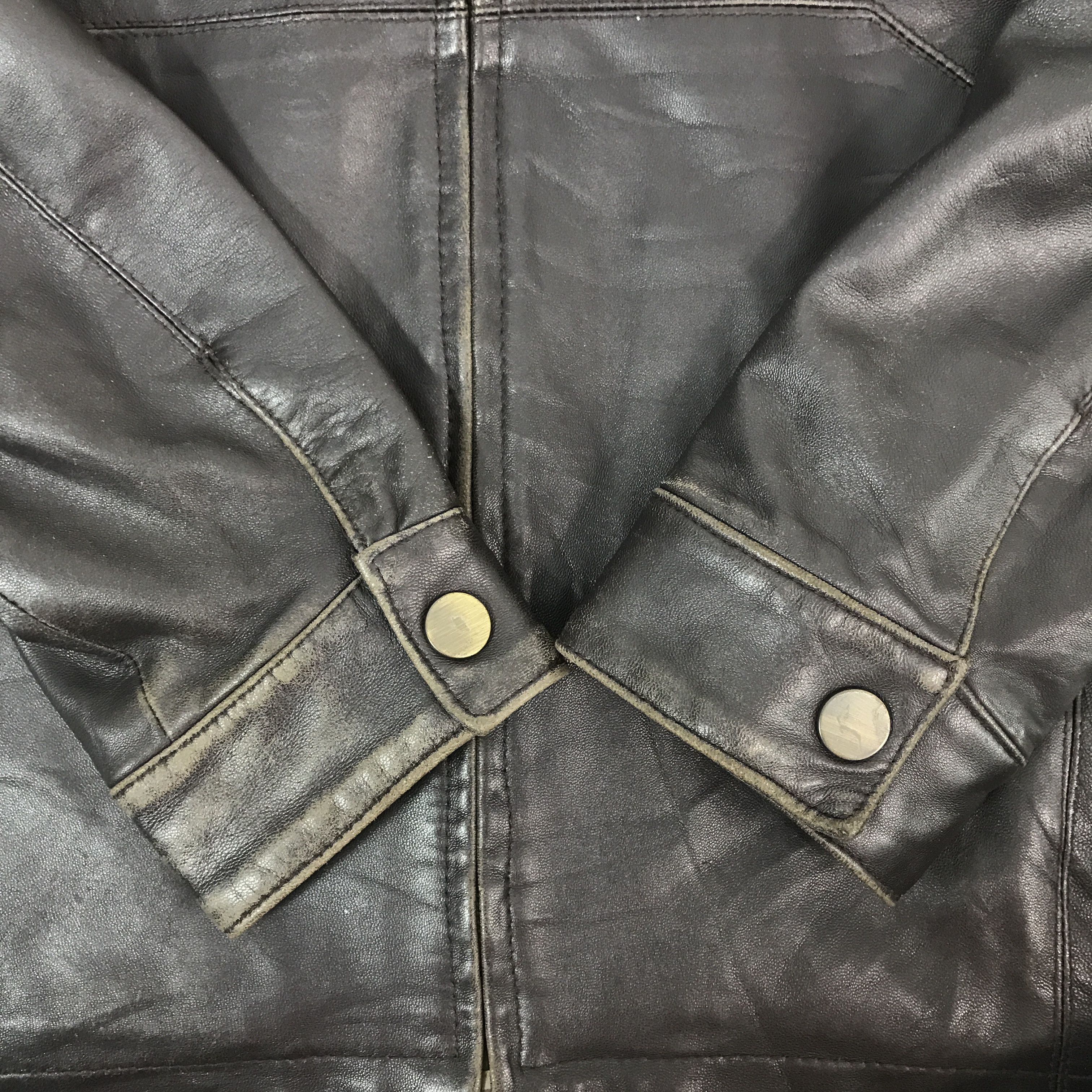 Leather Vintage Pierotucci Leather Jacket Size US L / EU 52-54 / 3 - 7 Thumbnail