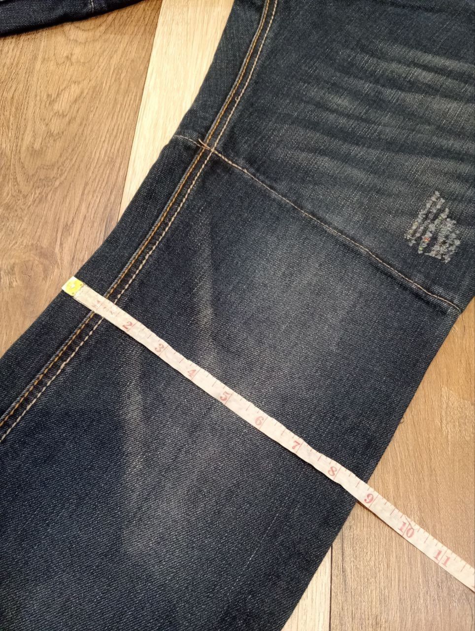 Japanese Brand JAPANESE DOUBLE WAIST BLUE DENIM PANTS Size US 33 - 21 Thumbnail