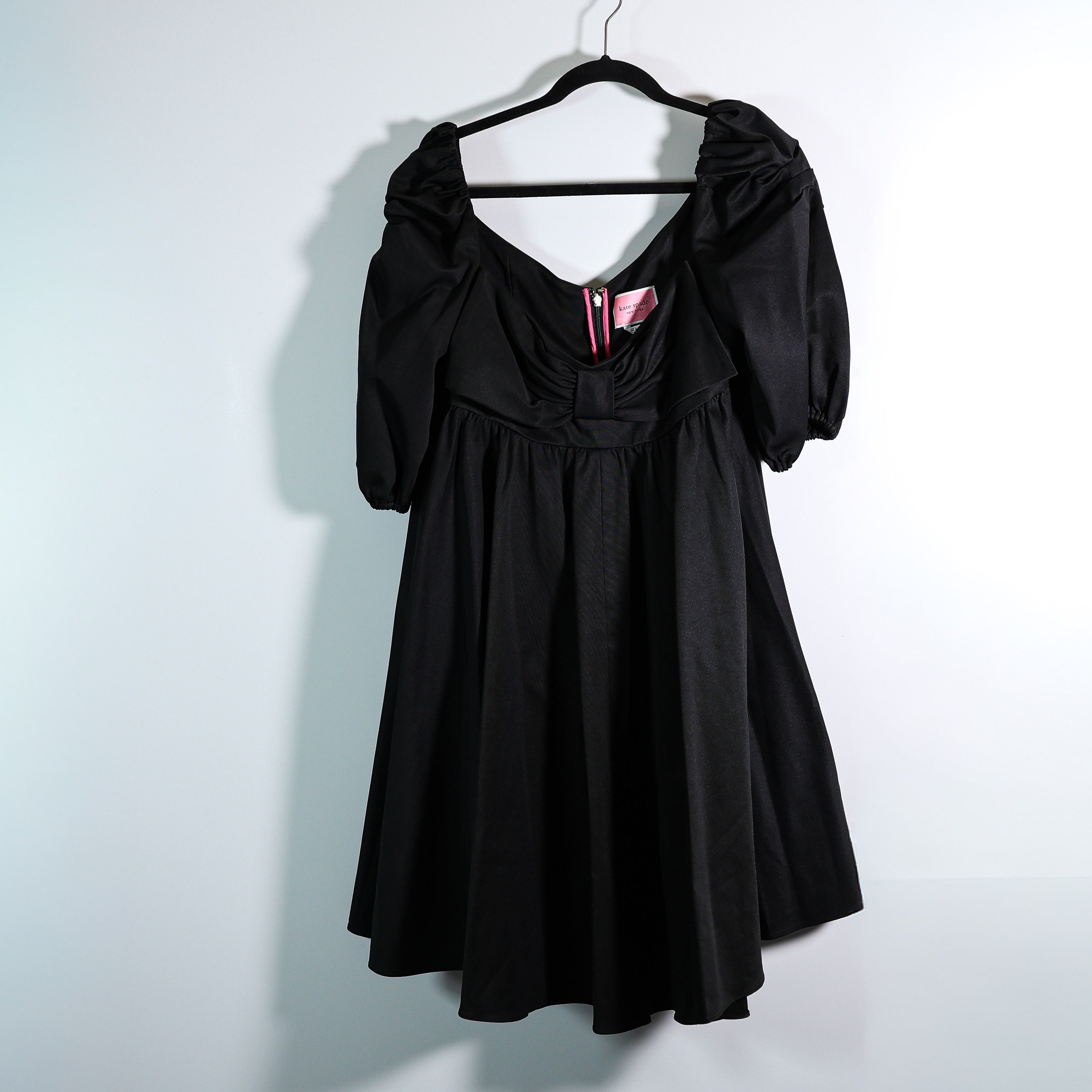 Kate Spade NEW Kate Spade Beau Satin Puff Sleeve Bow Size XL / US 12-14 / IT 48-50 - 1 Thumbnail
