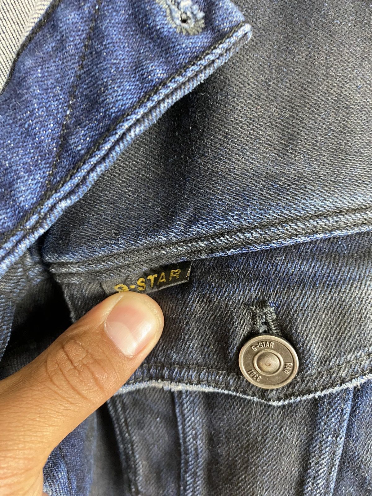 G-Star G Star Raw Waxed Denim Jacket Size US XL / EU 56 / 4 - 5 Thumbnail