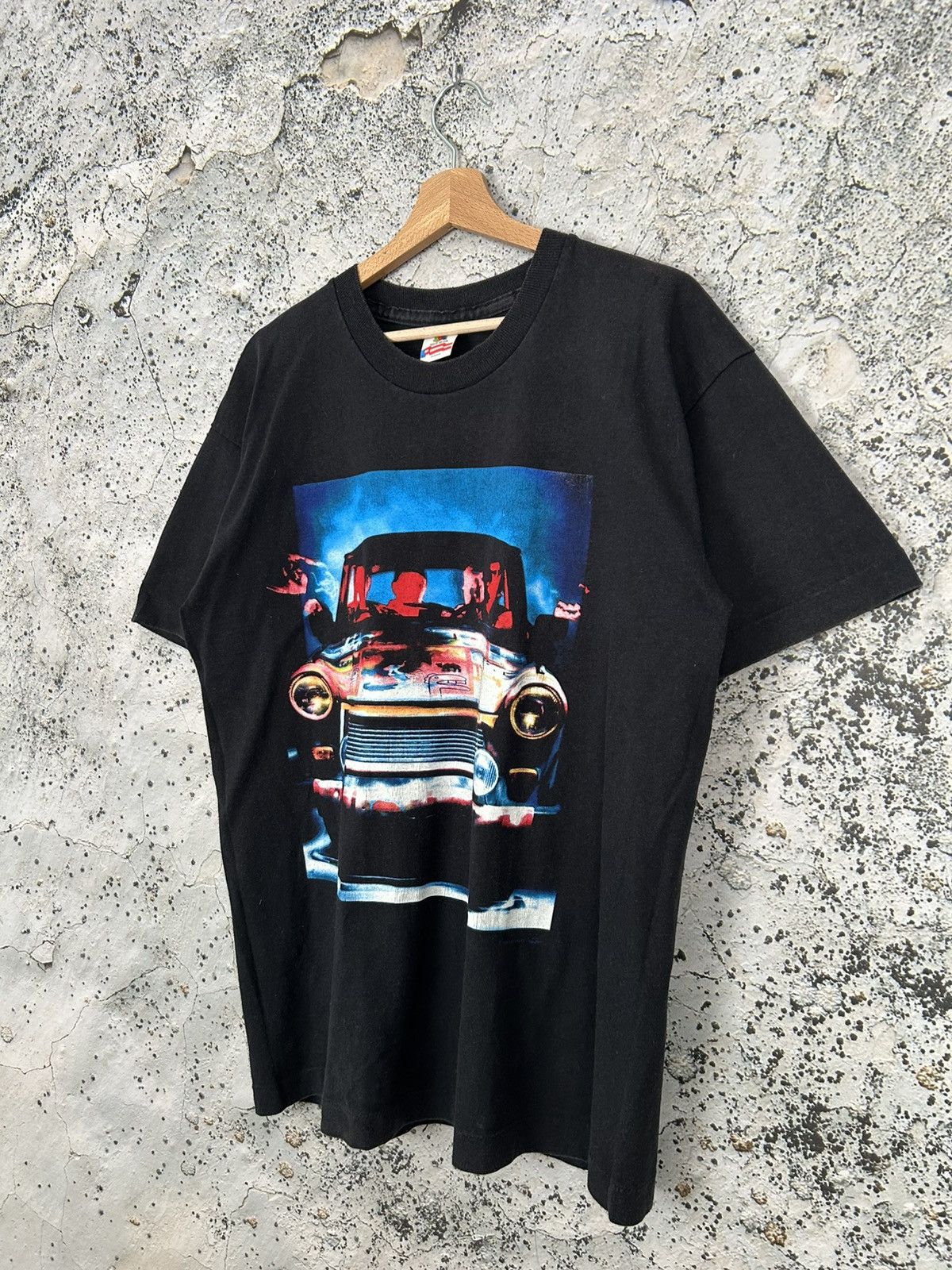 Band Tees Vintage U2 Zoo TV Tour 90s Rare Rock Band Tee Avant Garde Size US L / EU 52-54 / 3 - 3 Thumbnail