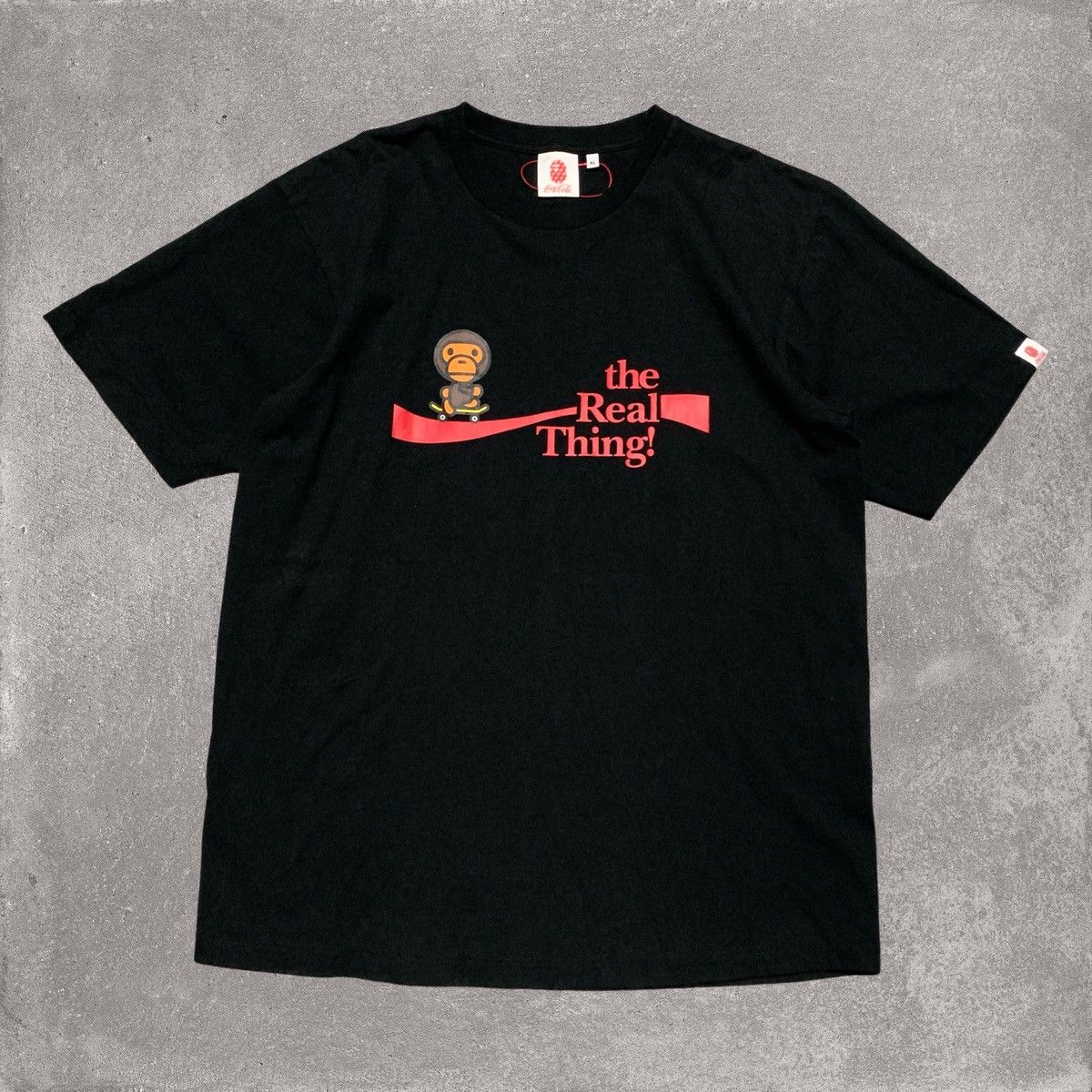 Bape Bape XL Coca Cola Baby Milo Black Tee A Bathing Ape Size US XL / EU 56 / 4 - 1 Thumbnail