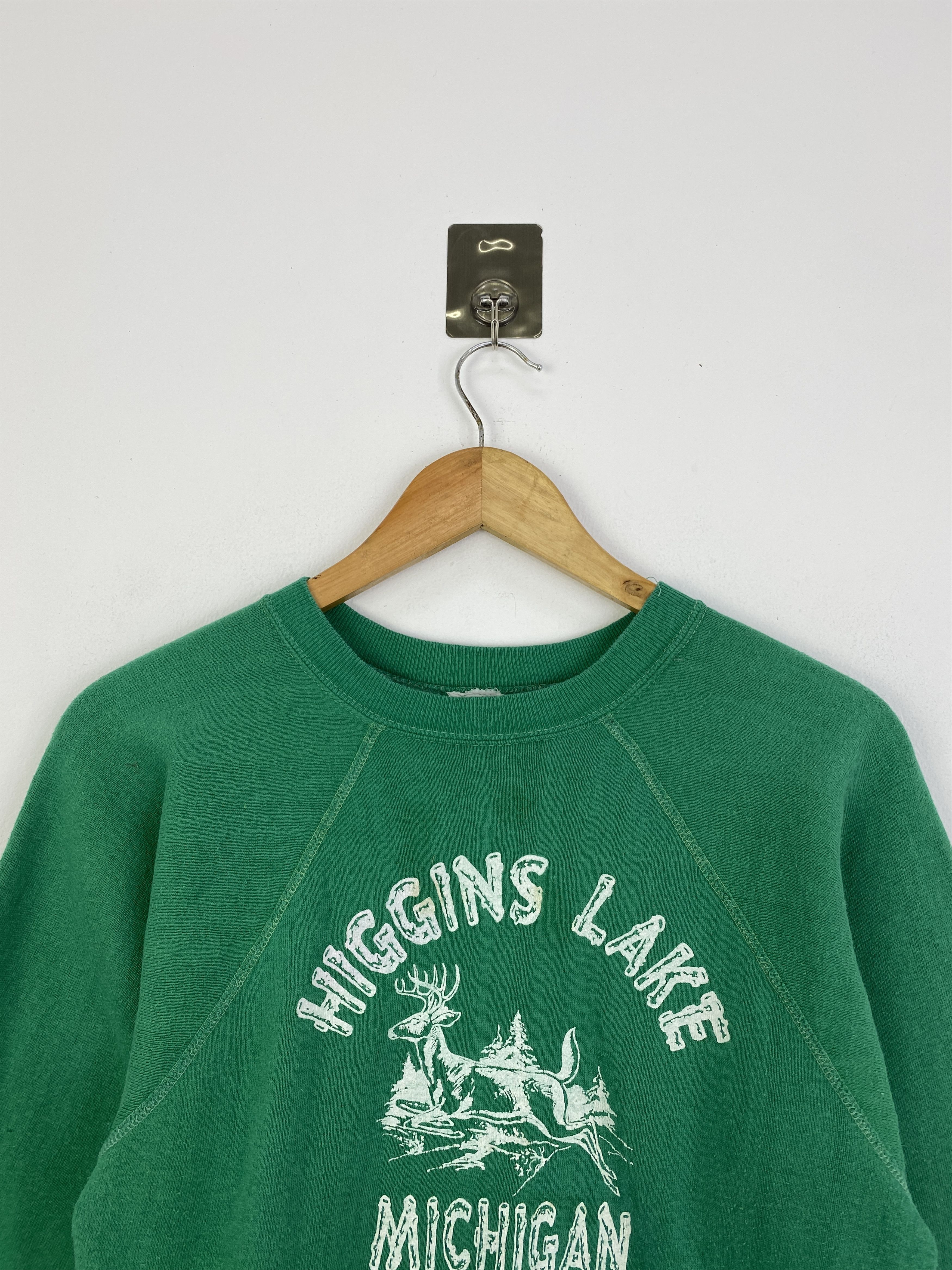 Other Vintage 80s Higgins Lake Michigan Crewneck Sweatshirt SH0025 Size US S / EU 44-46 / 1 - 2 Thumbnail
