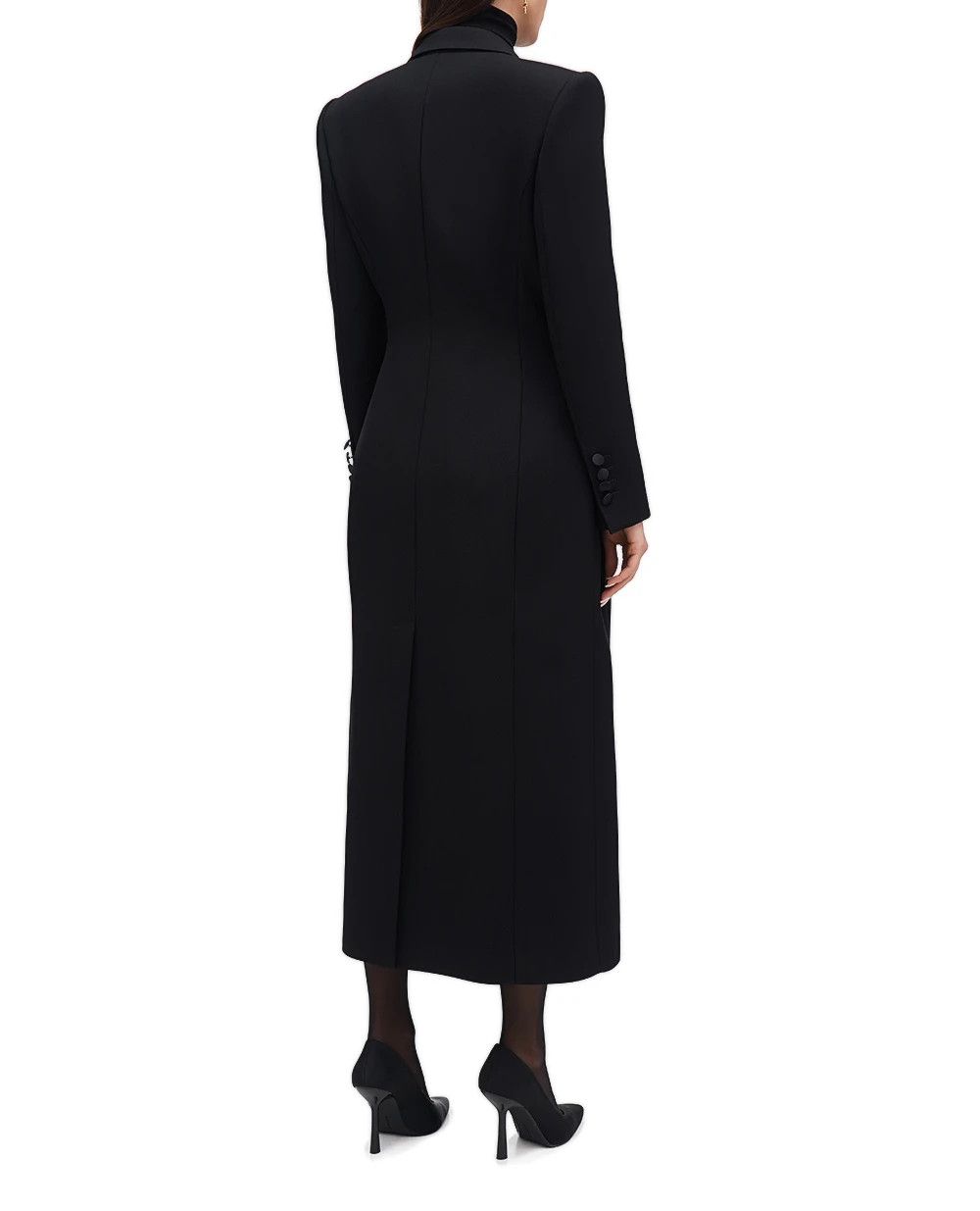 Dolce & Gabbana o1s22i1n0225 Double-breasted Coat in Black Size M / US 6-8 / IT 42-44 - 3 Thumbnail