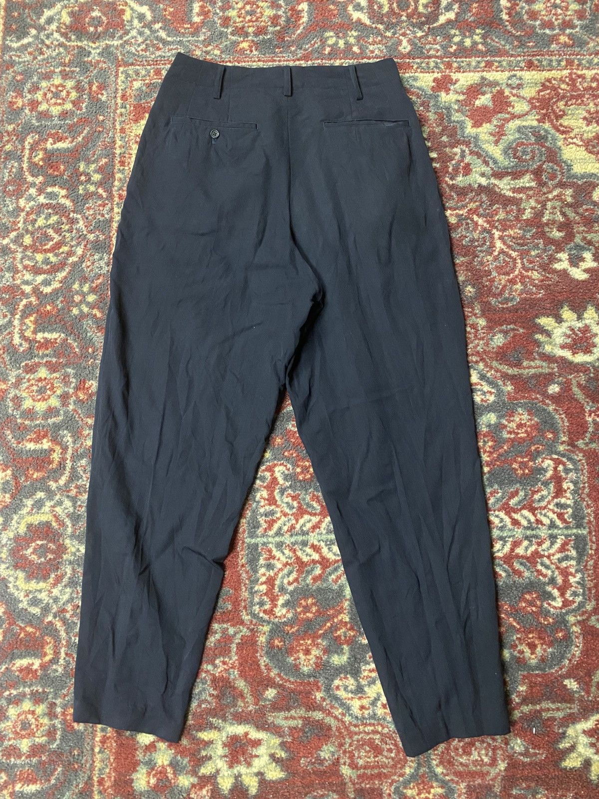 Yohji Yamamoto Vintage Yohji Yamamoto Wool Slacks Size US 32 / EU 48 - 4 Thumbnail