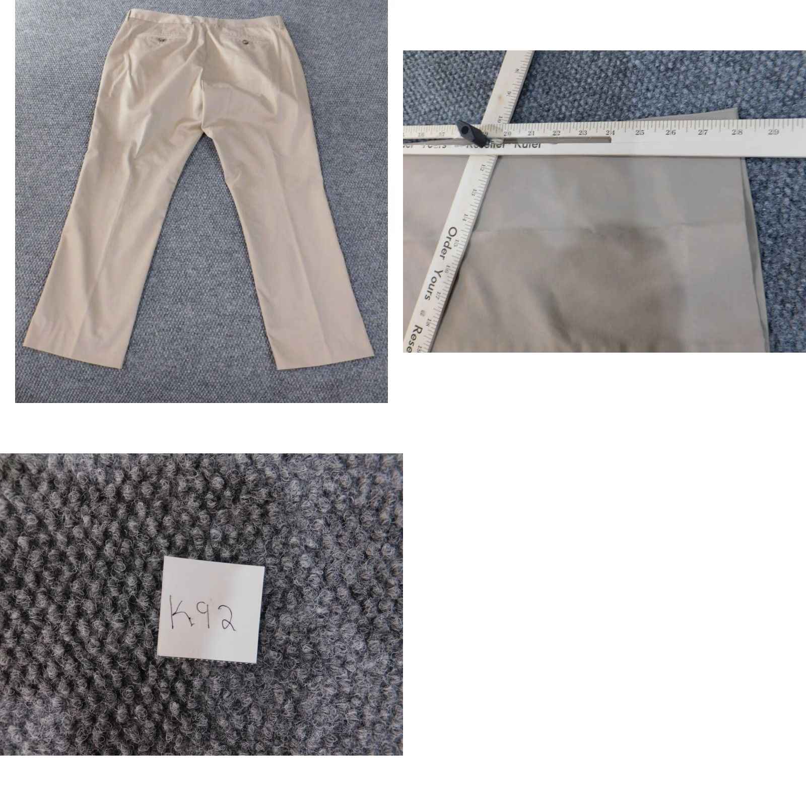 Bonobos Bonobos Pants Slim Beiges Beige 36x30 Casual Chino Straight Stretch Regular Men Mens 36 Straight Leg Modern Vintage No N/A Size US 36 / EU 52 - 8 Thumbnail