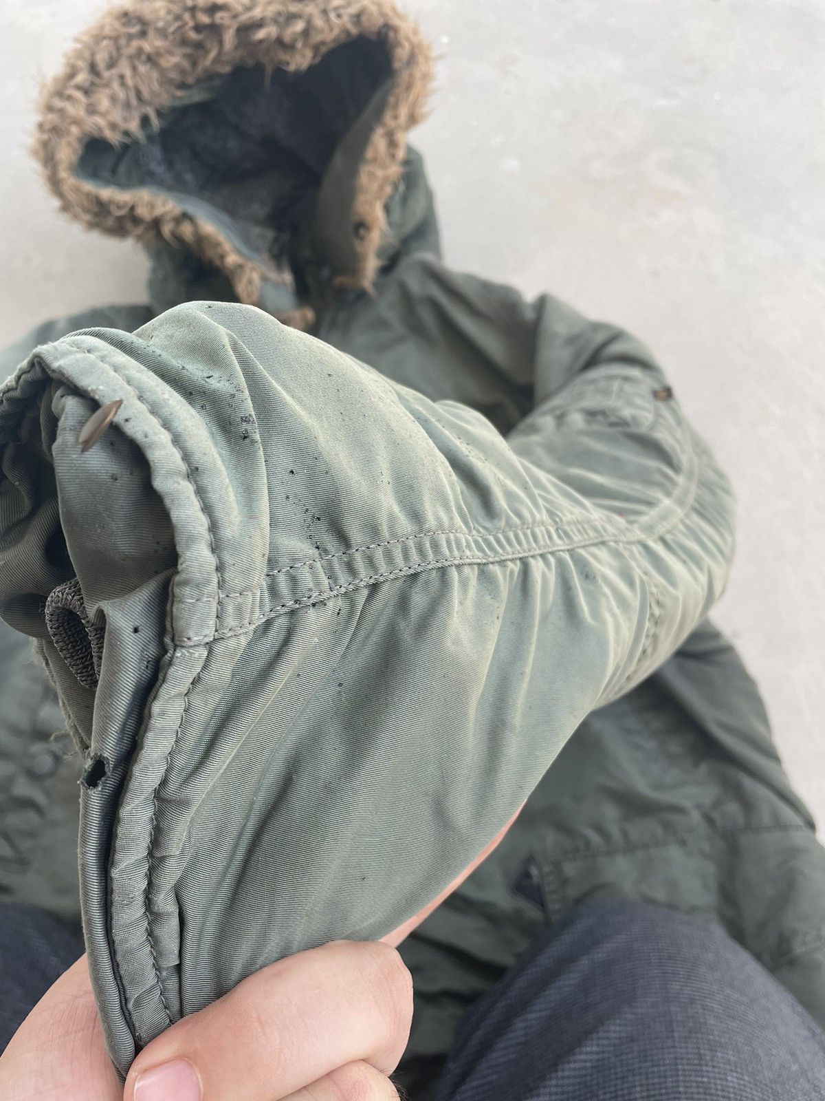 Alpha Industries ALPHA INDUSTRIES N-3B FLIGHT JACKET WELL WORN Size US M / EU 48-50 / 2 - 10 Thumbnail