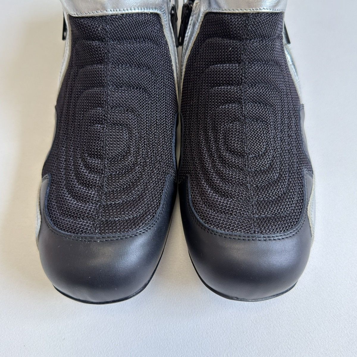 Walter Van Beirendonck 1990s Black/Silver Moto Tech Sneakers Size US 10 / EU 43 - 14 Thumbnail