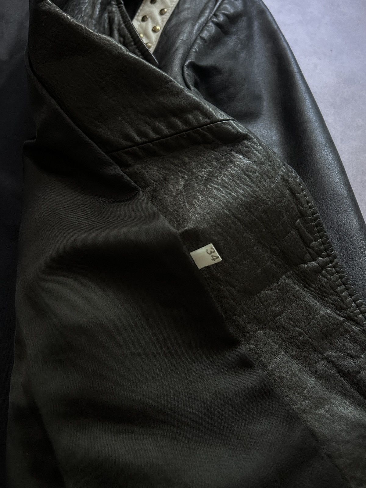 Genuine Leather Vintage Genuine Leather Brazil y2k bicker jacket Size US S / EU 44-46 / 1 - 6 Thumbnail
