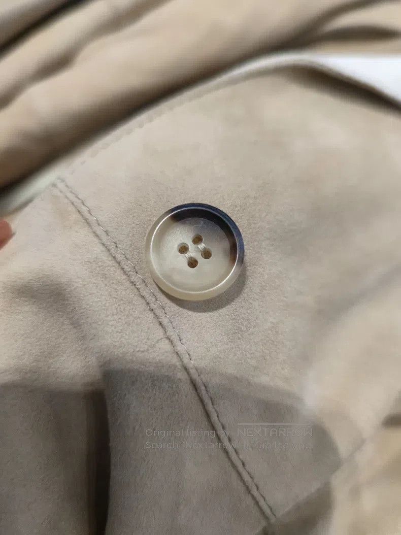 Brunello Cucinelli Brunello Cucinelli Leather jacket coat with fur lining Size US S / EU 44-46 / 1 - 7 Thumbnail