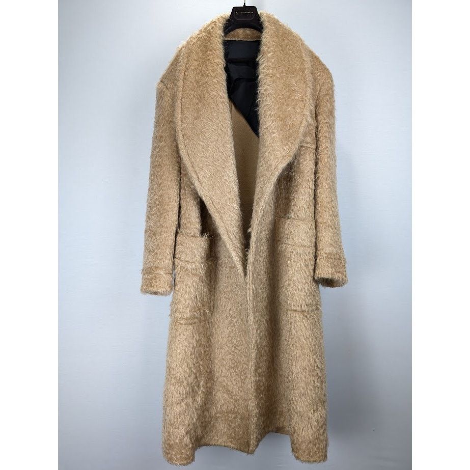 Bottega Veneta o1rshd1 Split Wool Mohair Coat in Paper Bag Size US M / EU 48-50 / 2 - 2 Thumbnail