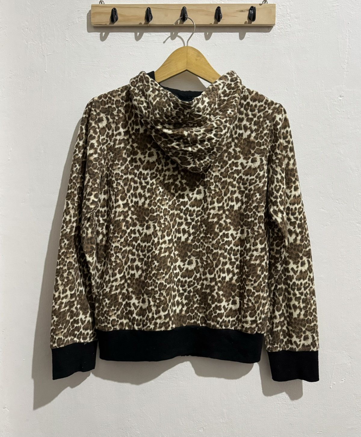 Japanese Brand Y2k ETIENNE LEOPARD POEM IFSIXWASNINE LGB STYLE ZIP HOODIE Size US M / EU 48-50 / 2 - 2 Thumbnail