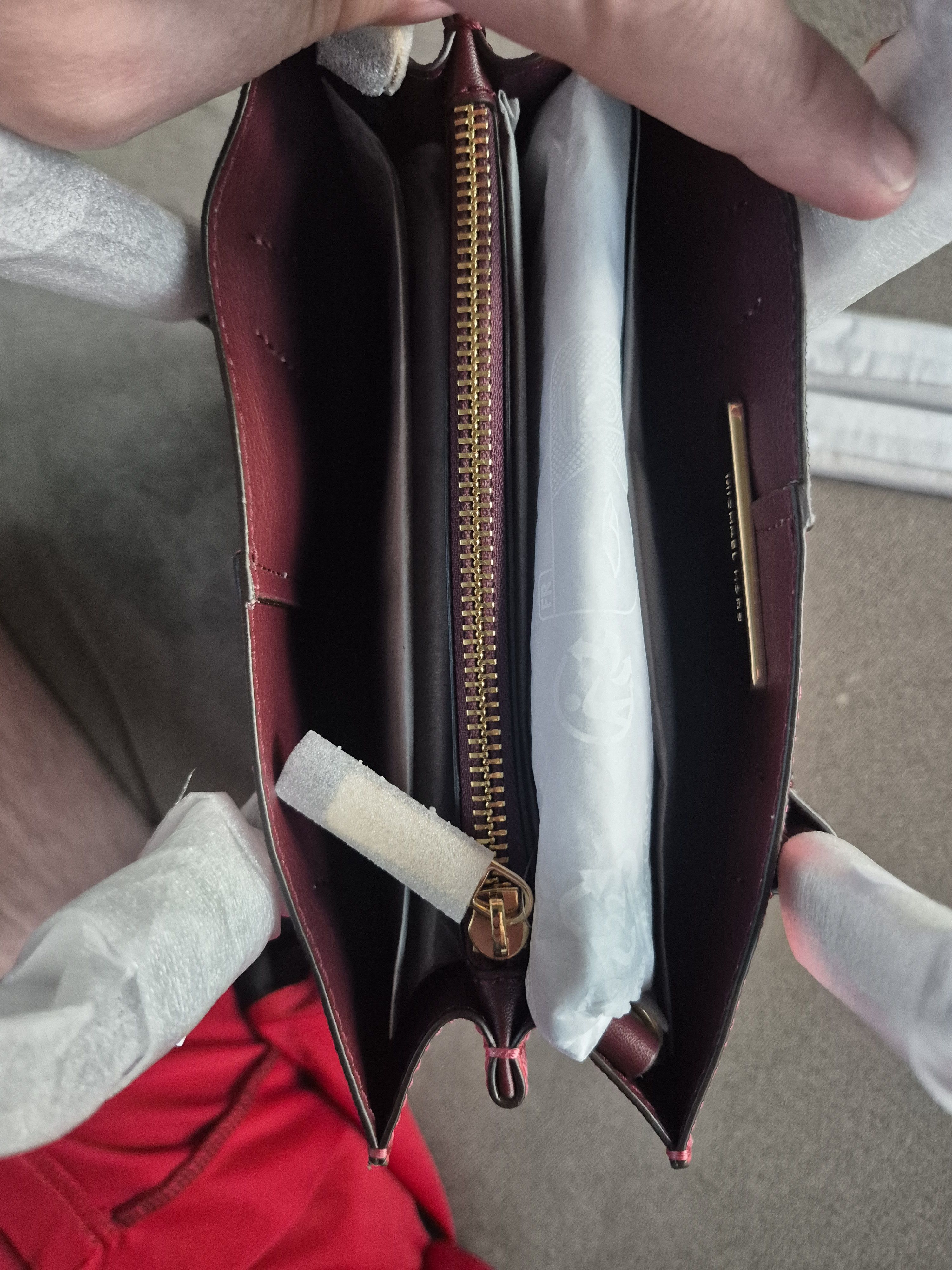 Michael Kors Michael Kors Mercer Two-Tone Logo Crossbody Bag $398 MSRP Size ONE SIZE - 6 Thumbnail